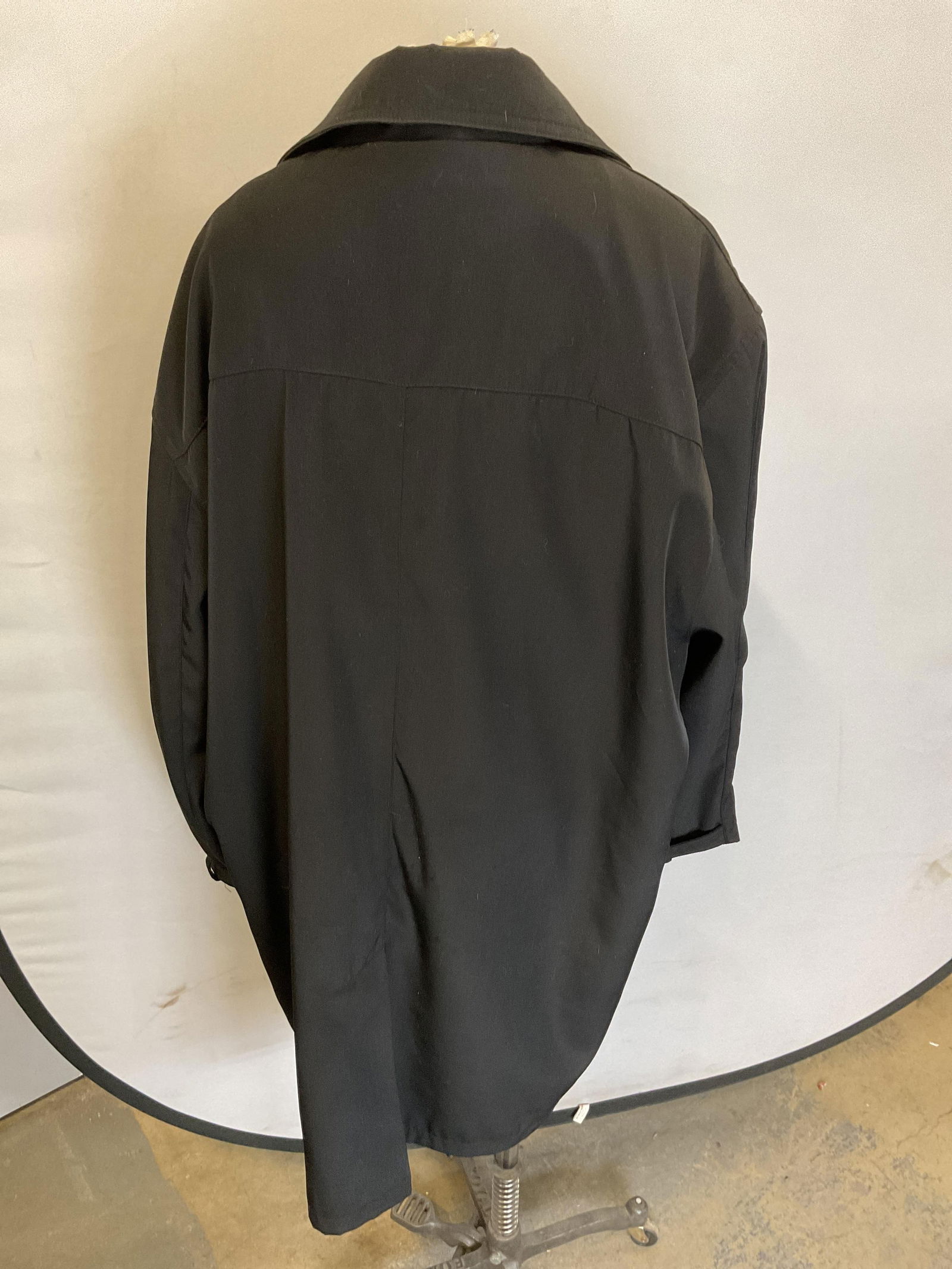 Orvieto Black Buttoned Coat - 4