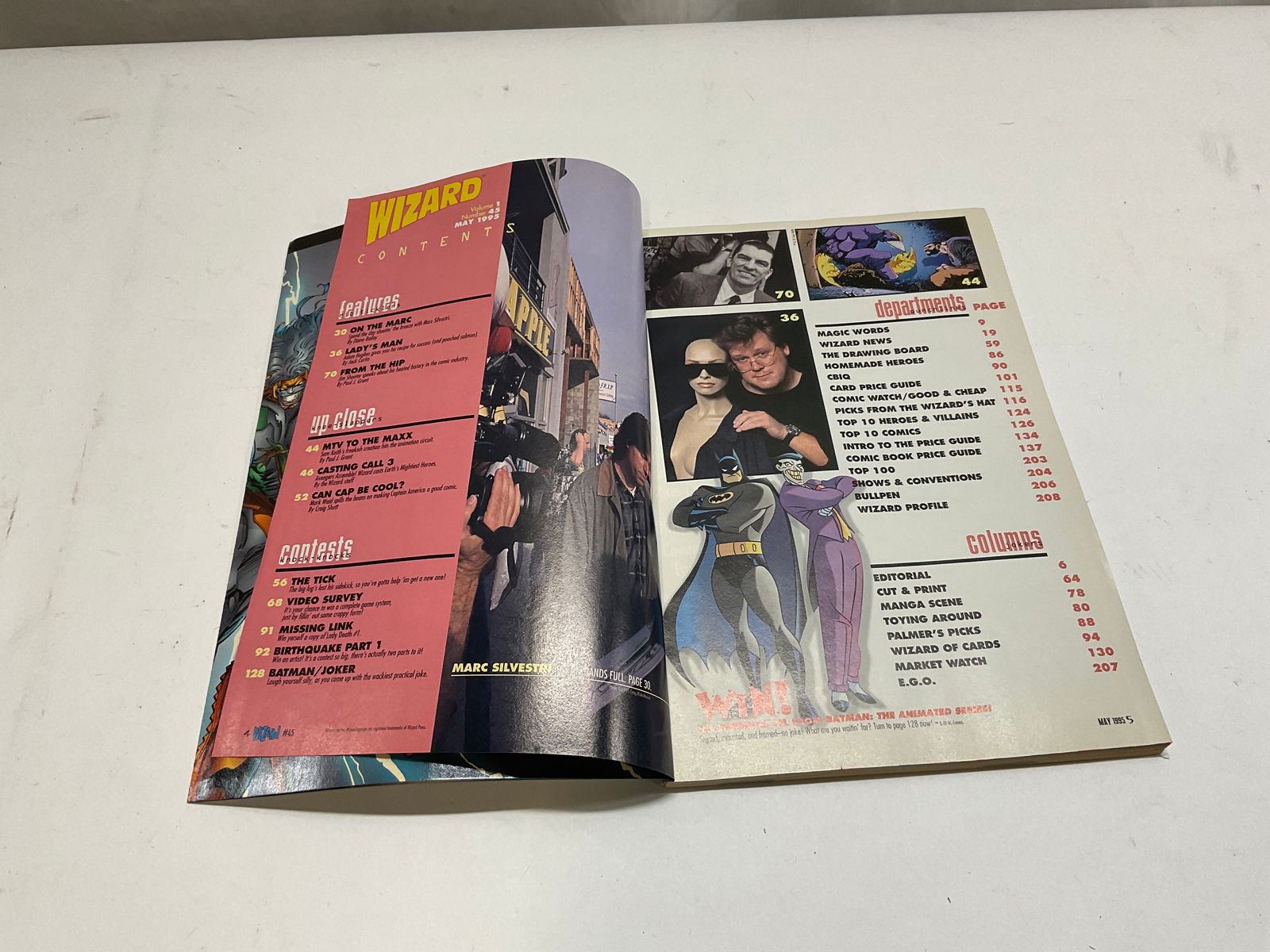 Lot 2 Wizard Magazines 1995 - 6