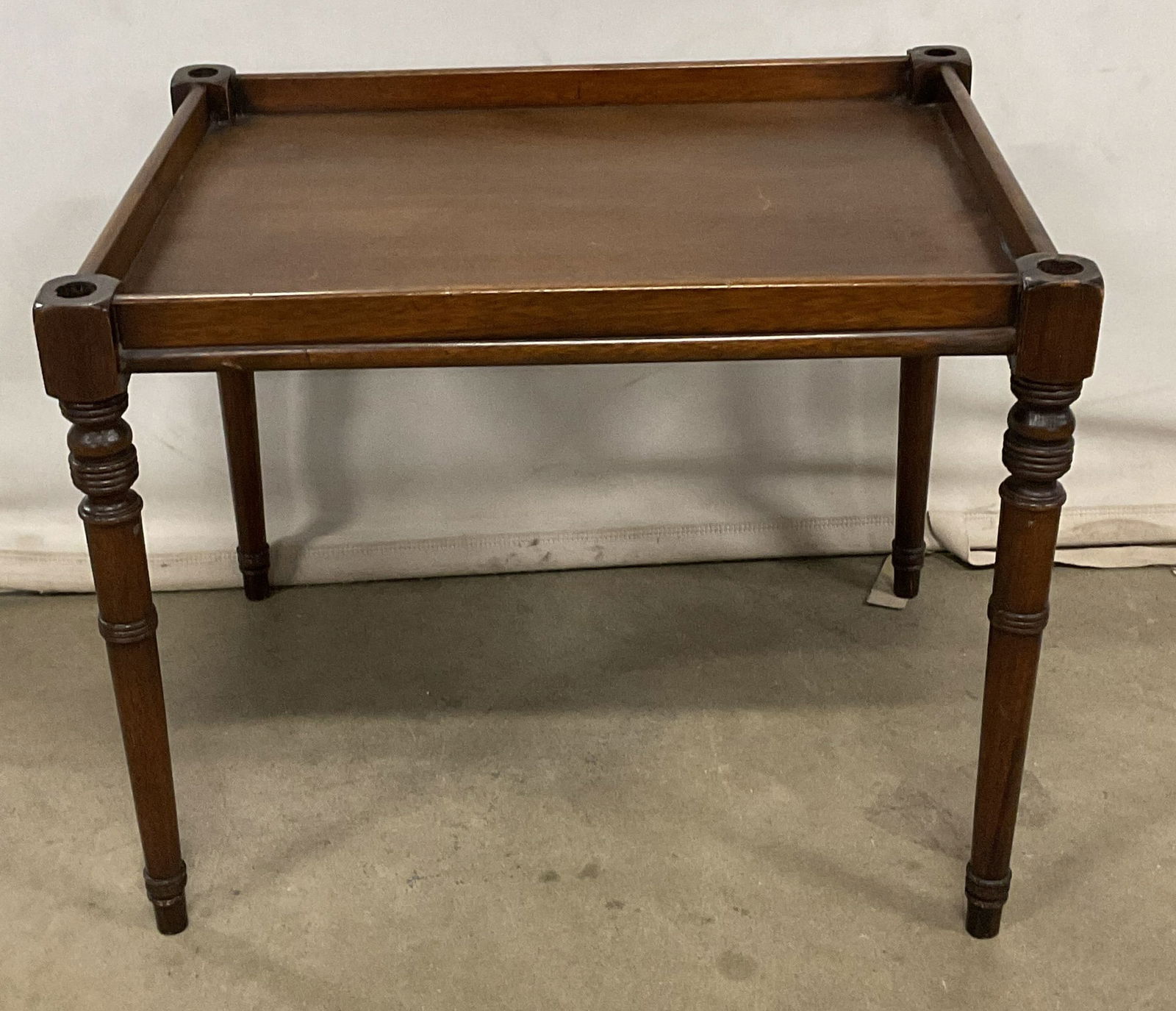 Vintage Wood Butler Tray/Lamp Table (1 of 6)