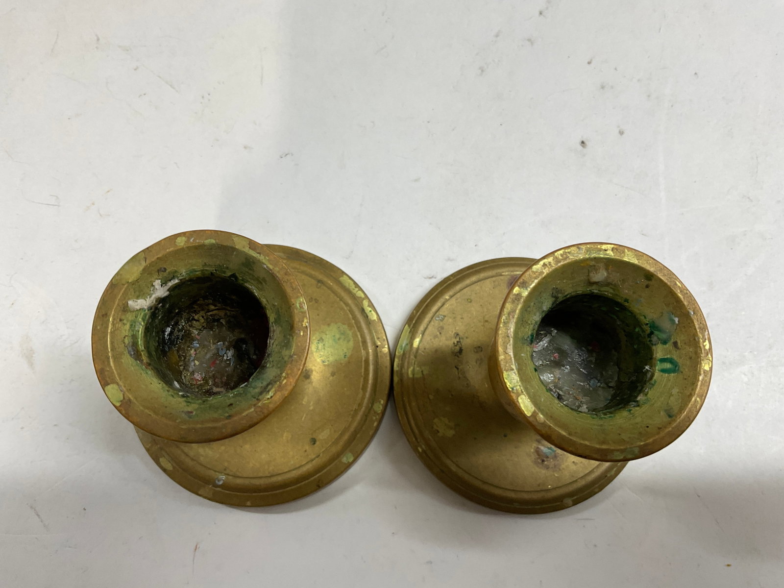 VTG Brass Candlesticks - 3