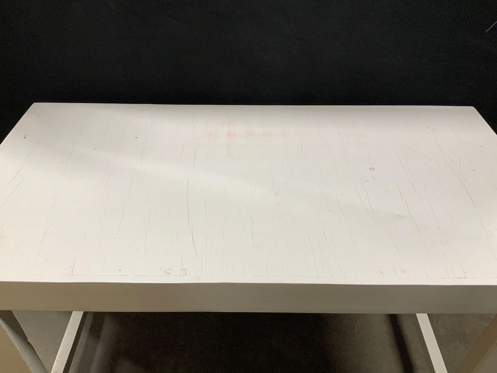 Vtg Wooden Rectangular Table - 4