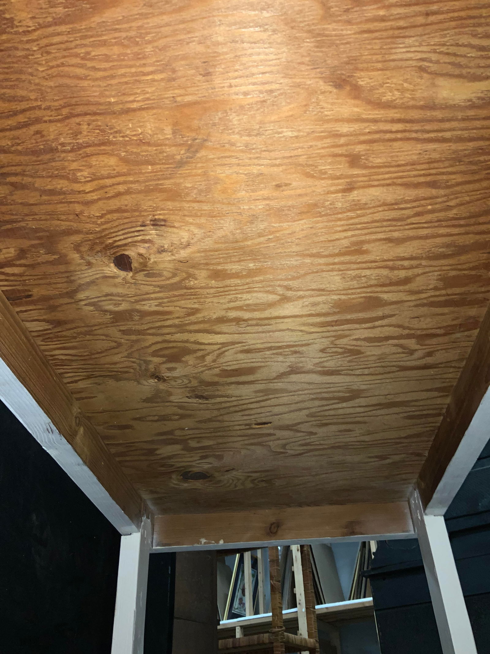 Vtg Wooden Rectangular Table - 7