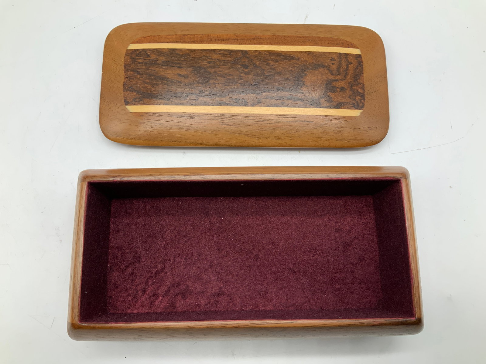 Handcrafted Rectangular Wooden Box - 4
