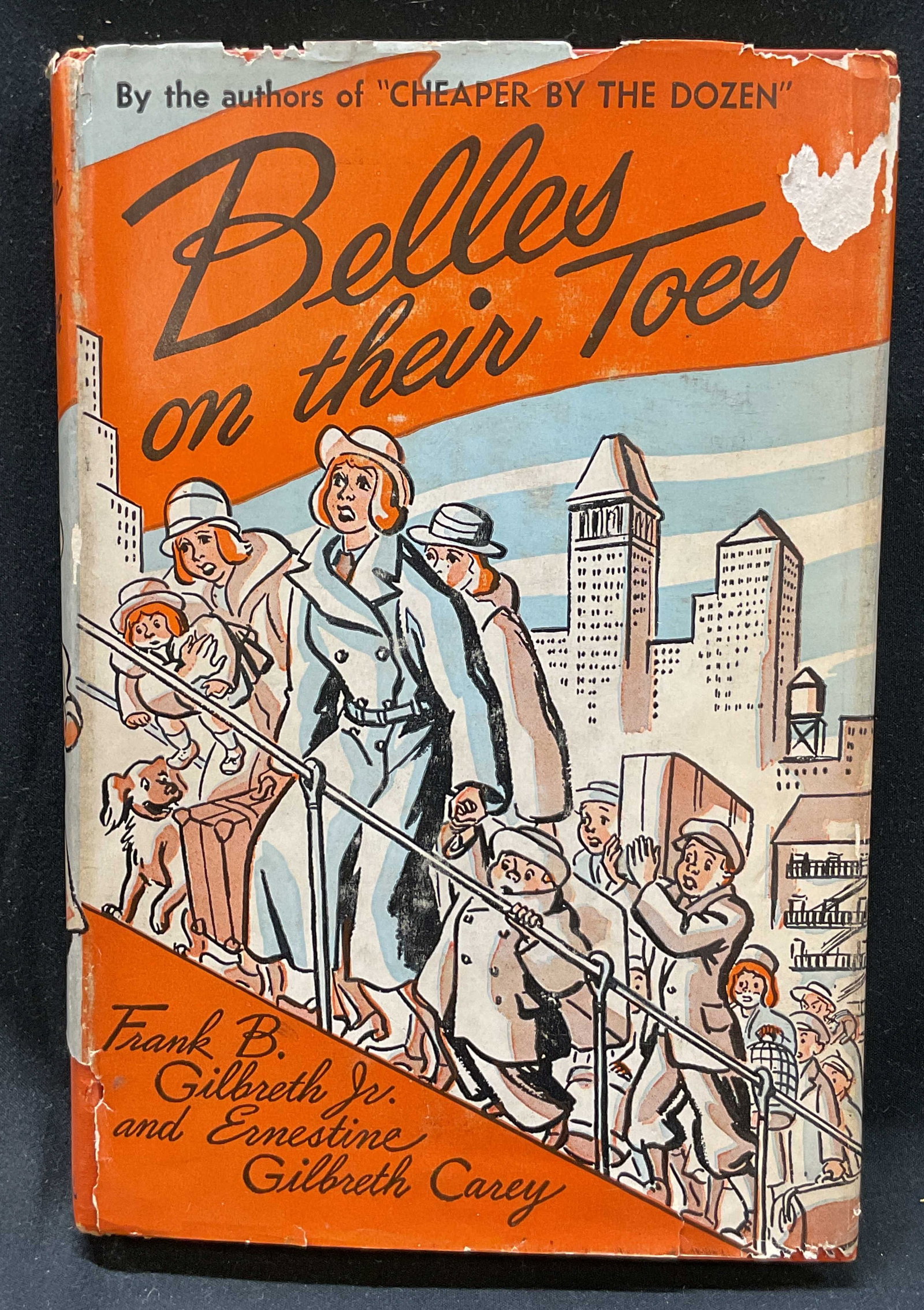 1950 Belles On Their Toes Illus Bk Carey+: Belles On Their Toes by Frank B. Gilbreth Jr. and Ernestine Gilbreth Carey. Illustrated by Donald McKay. Published by Thomas Y. Crowell Company, 1950. Hard cover book with illustrated cover. Contains