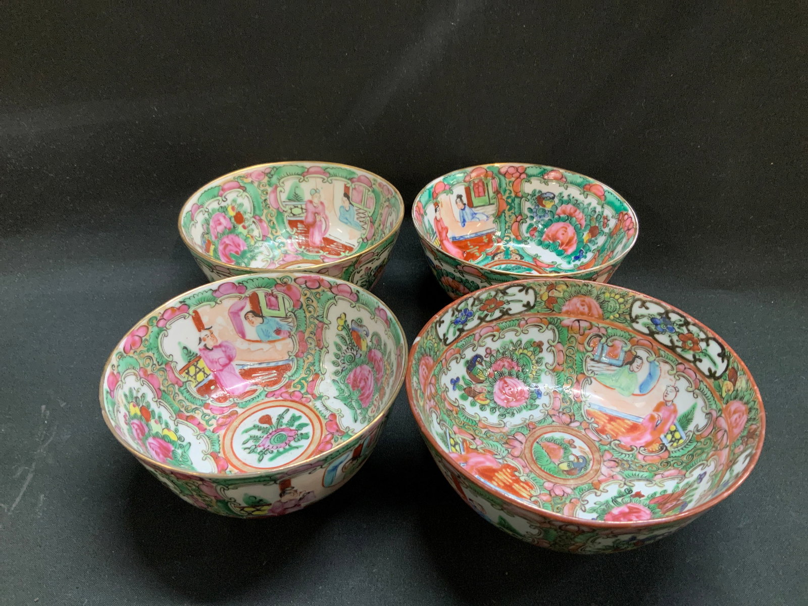 Set28 Vtg Rose Medallion Porc Tableware - 7