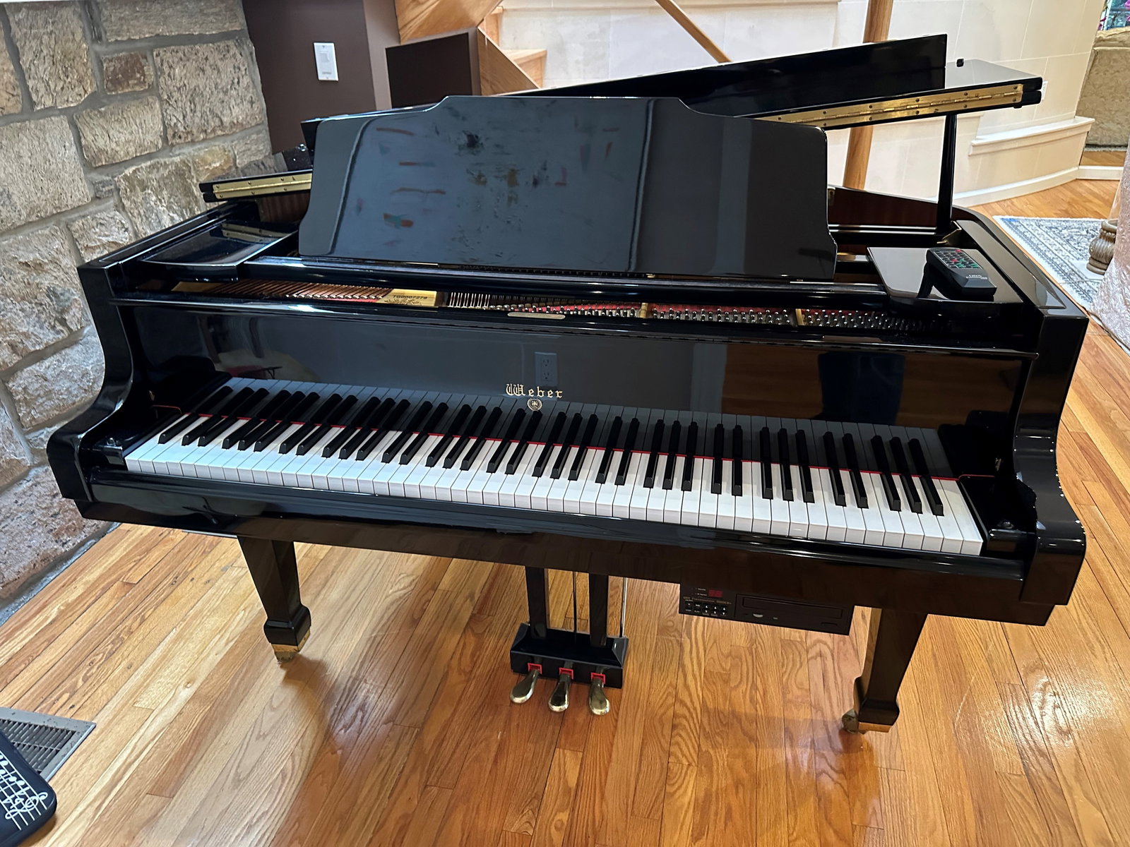 Weber Lacquer Player Piano WG-157 - 12