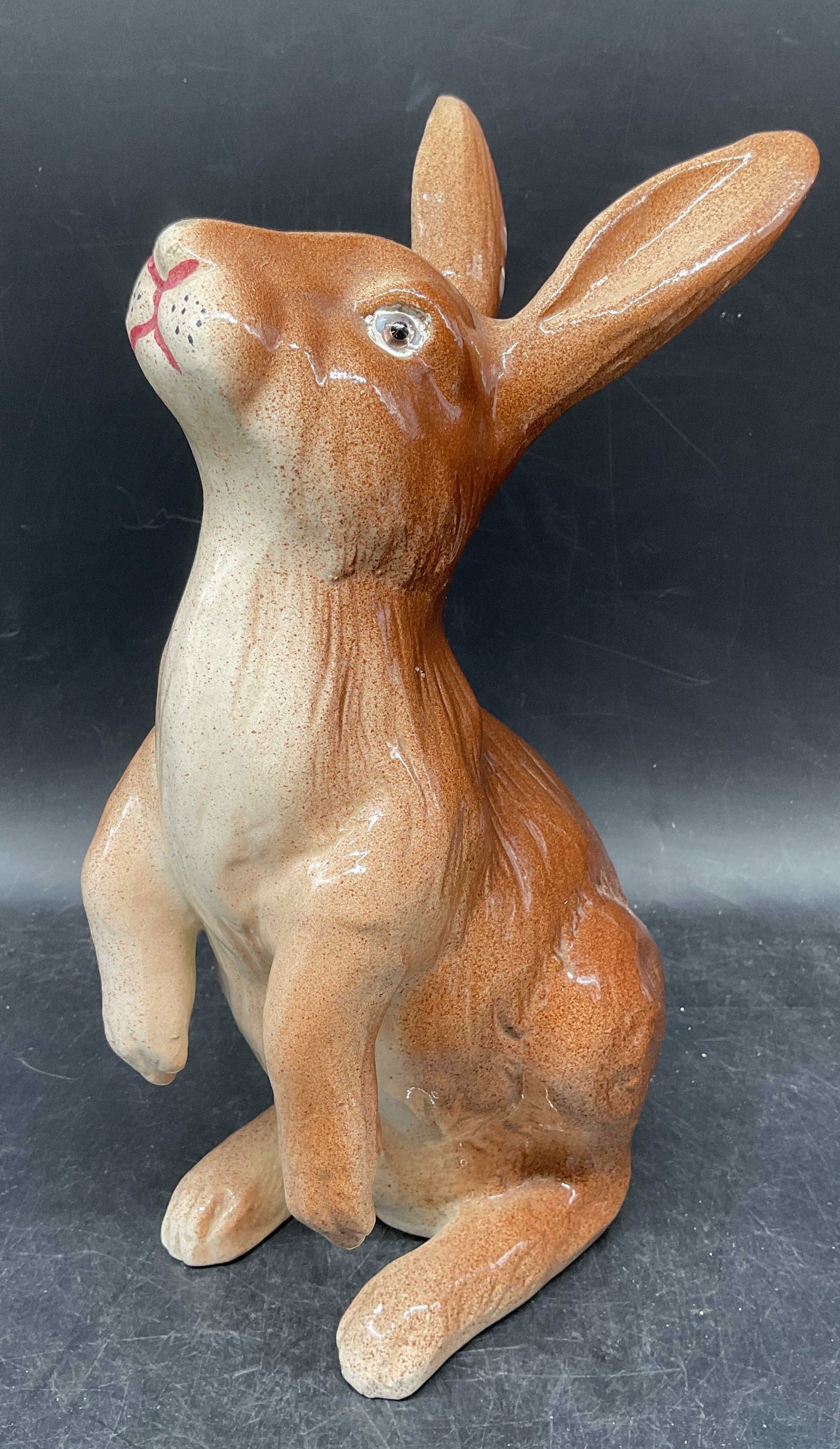Langbein Ceramic Rabbit Figurine, France 11.75 In (1 of 6)