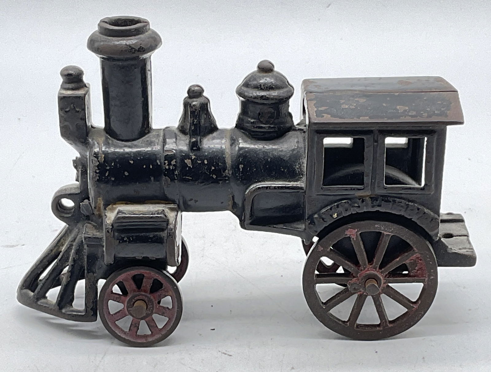 Antique 19th Cen Iron Locomotive Train Toy (1 of 6)