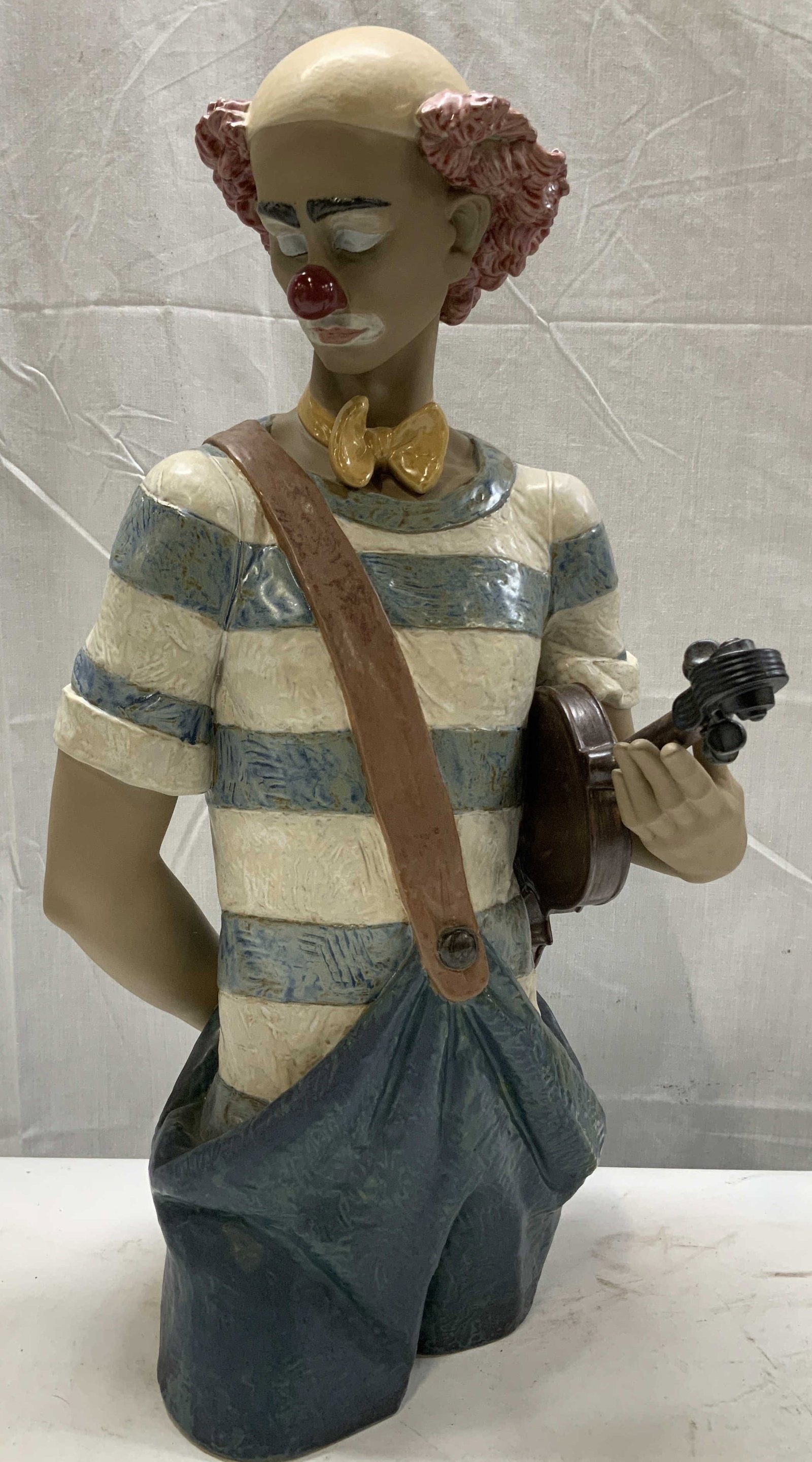 1993 Lladro A Moments Pause Porc Clown Bust (1 of 7)