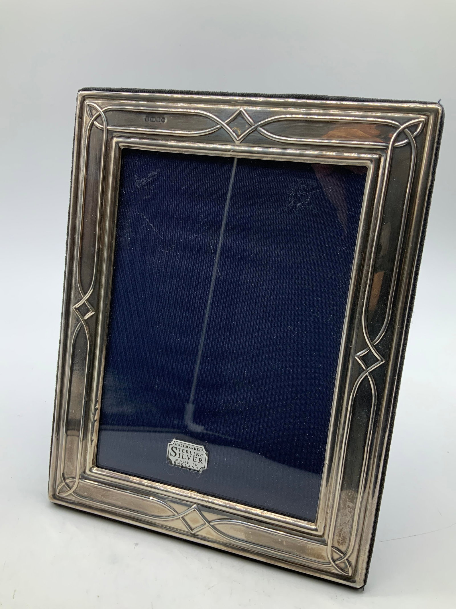 Vtg Sterling Silver Rectangular Frame ENGLAND - 3