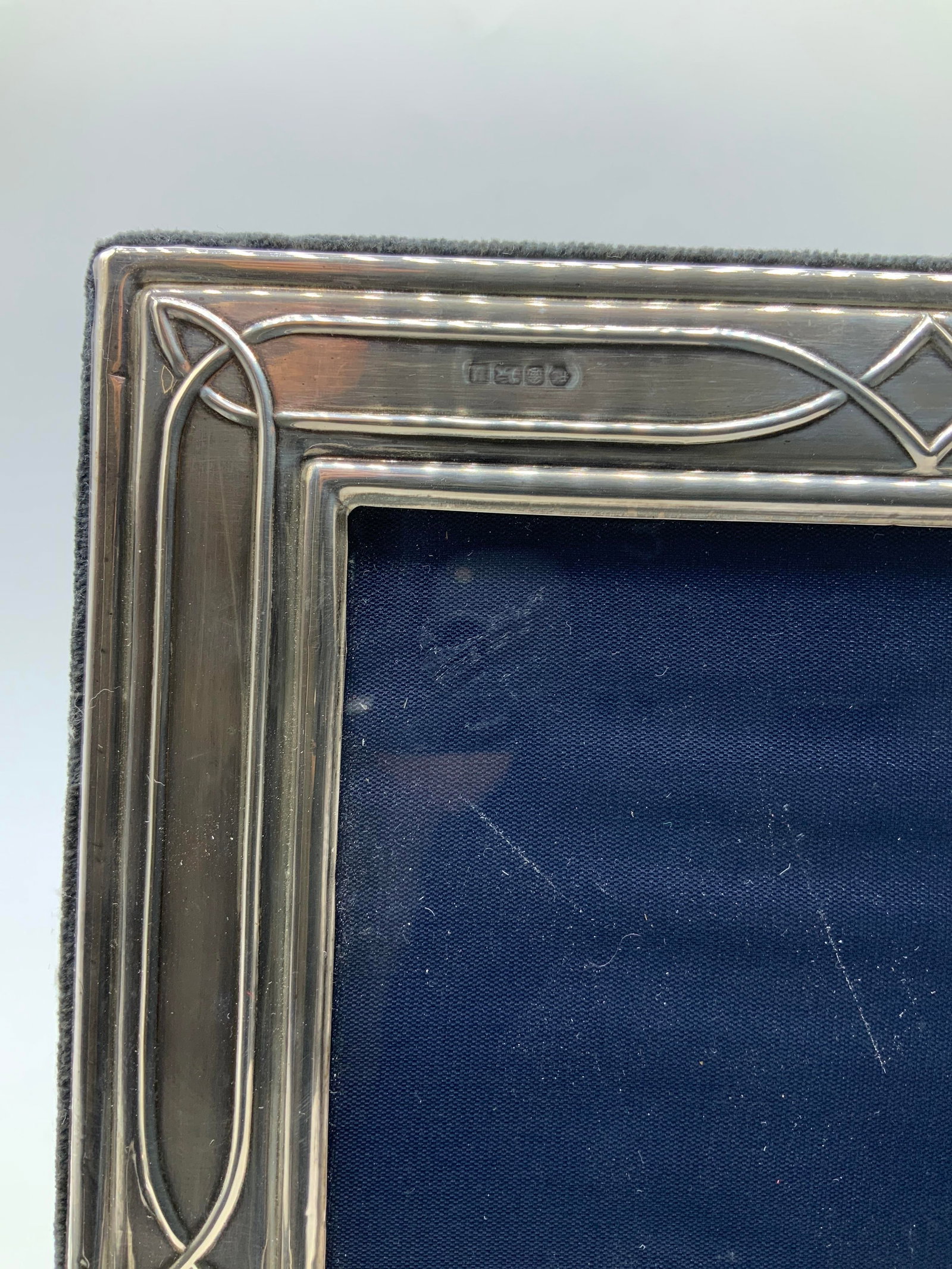 Vtg Sterling Silver Rectangular Frame ENGLAND - 4