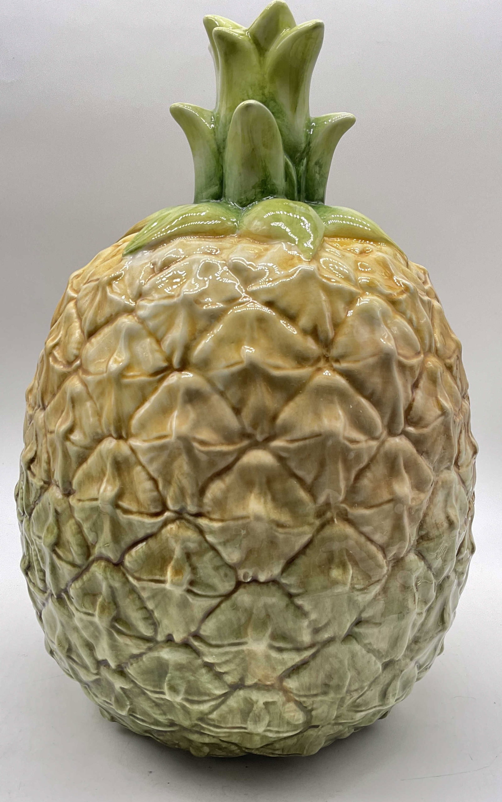 VTG Sarreid Glazed Ceramic Pineapple ITALY (1 of 8)