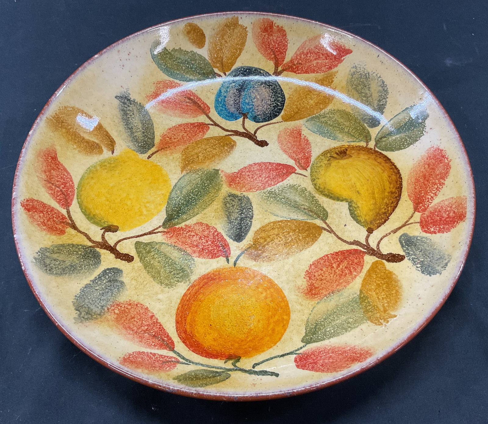 Modigliani Hand Painted Fruit Serving Bowl Italy (1 of 10)
