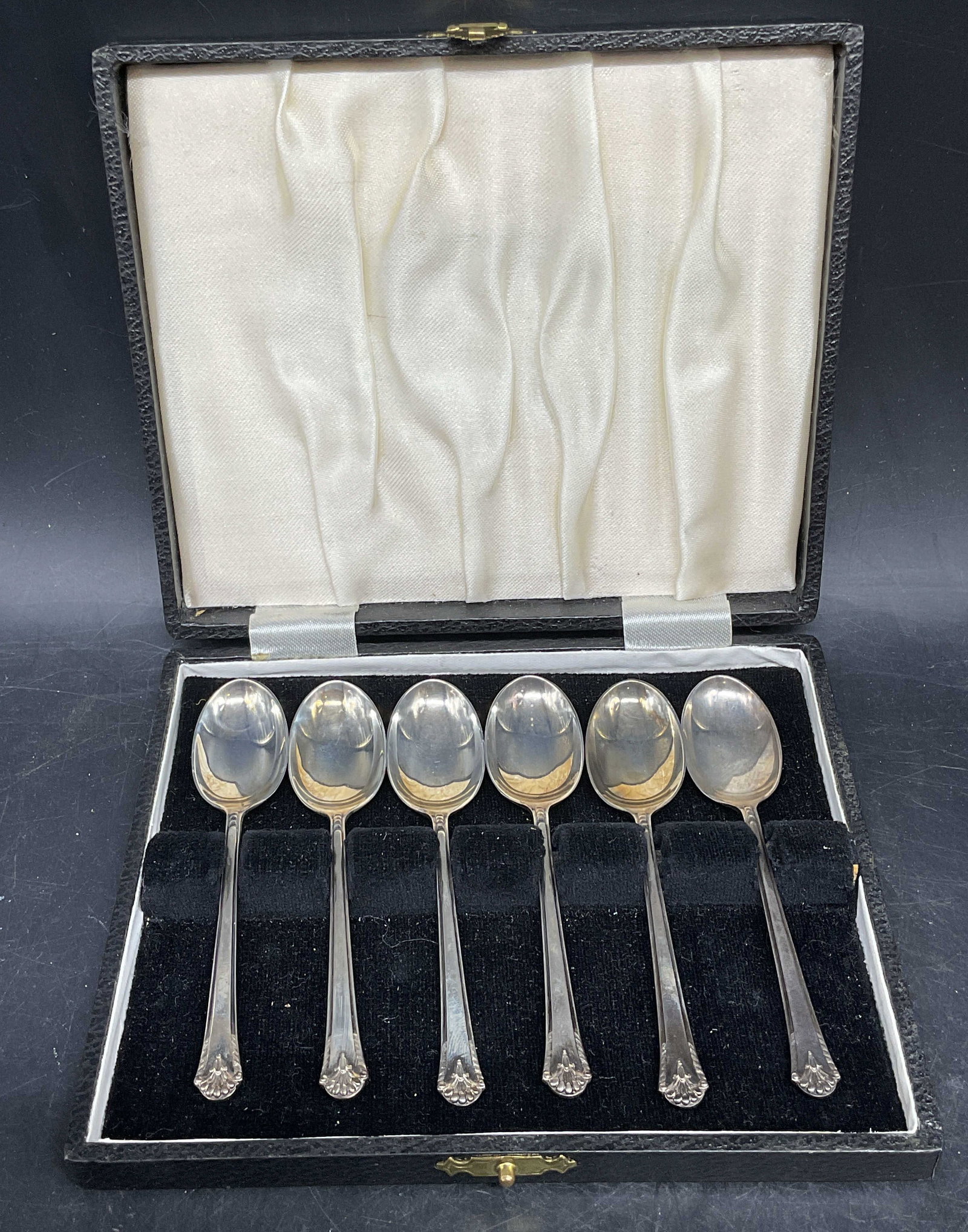 Set 6 Vtg Signed Sterling Silver Teaspoons (1 of 7)