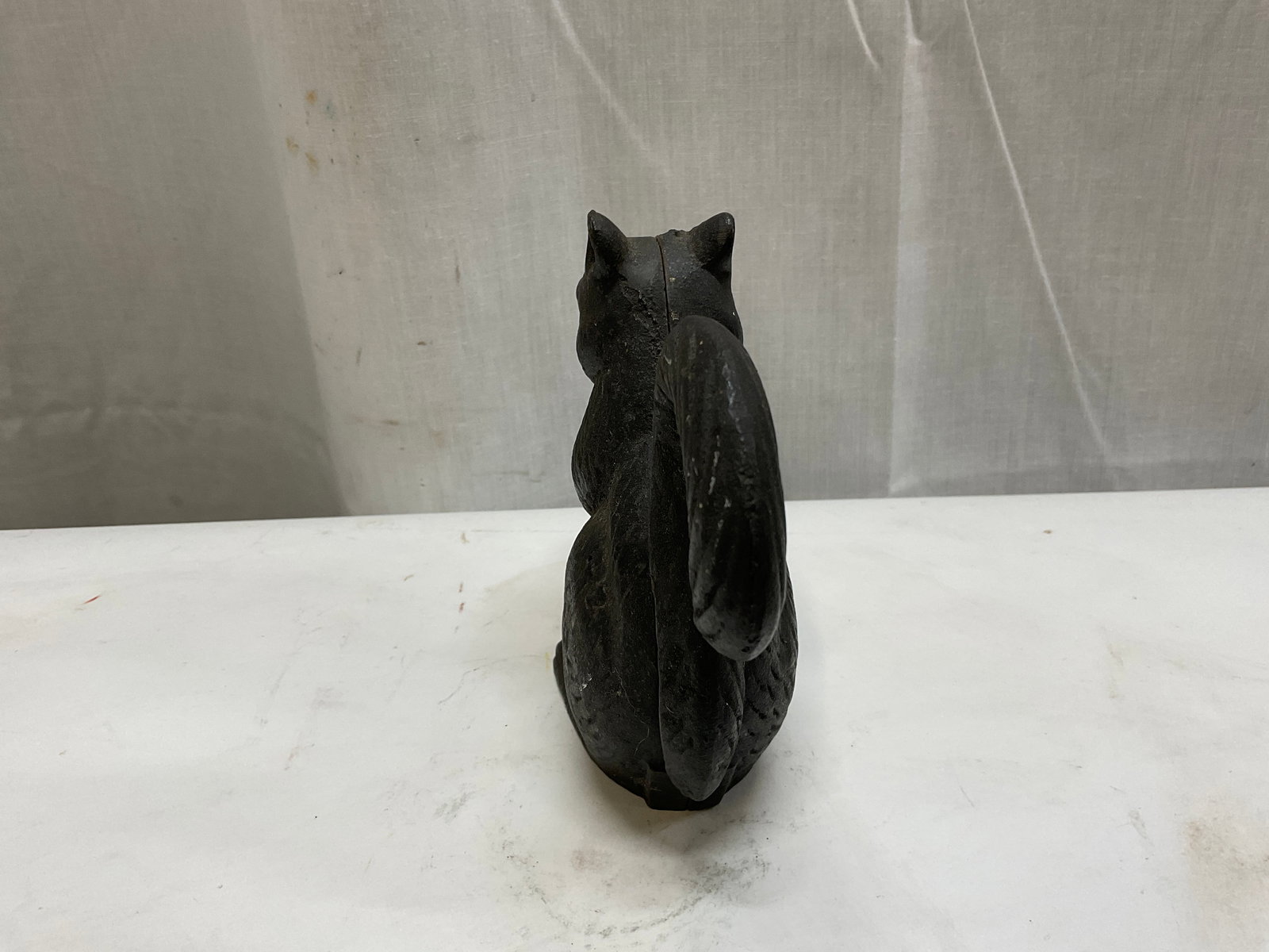 Black Cast-Iron Squirrel Nutcracker - 2
