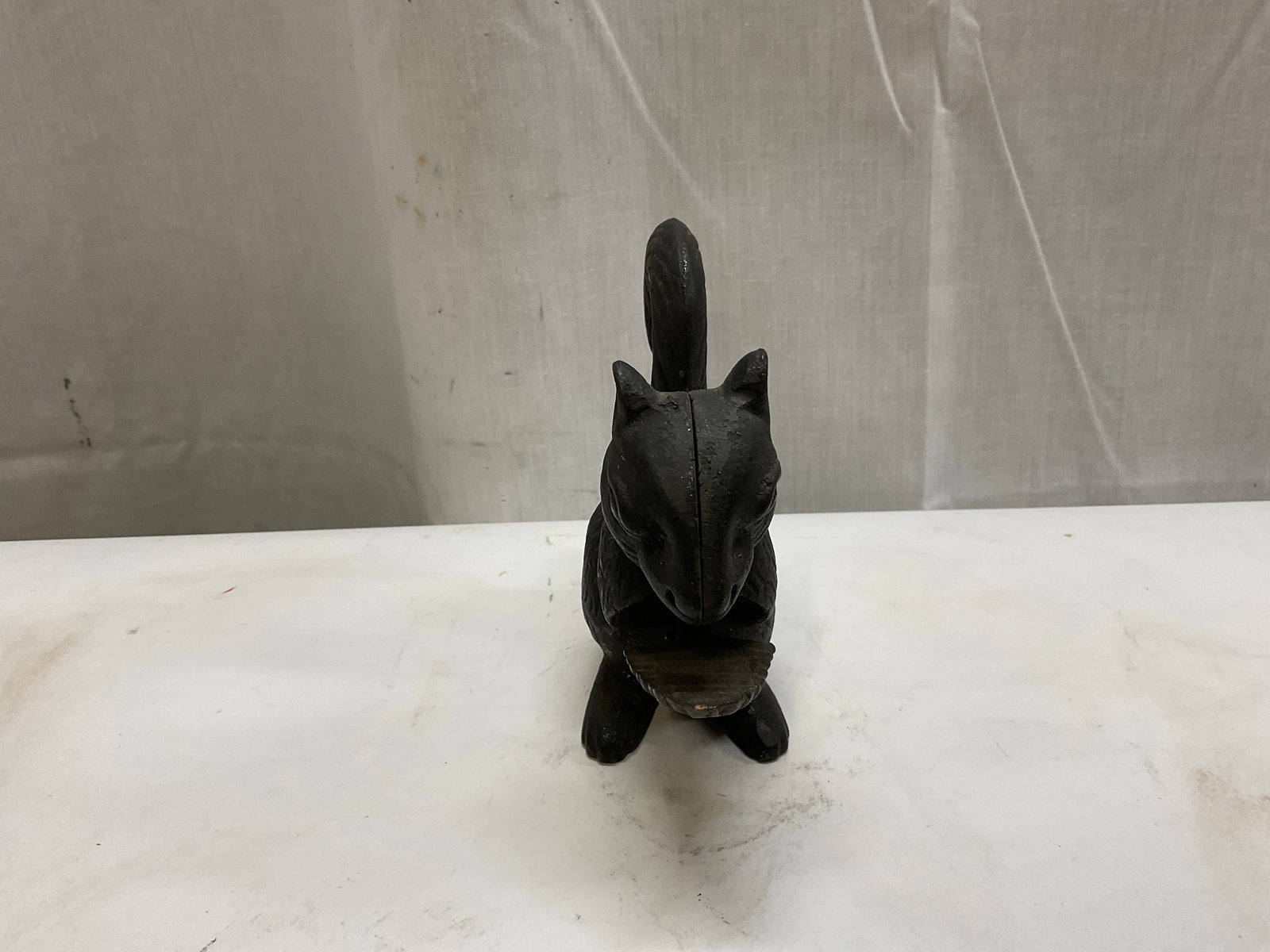 Black Cast-Iron Squirrel Nutcracker - 4