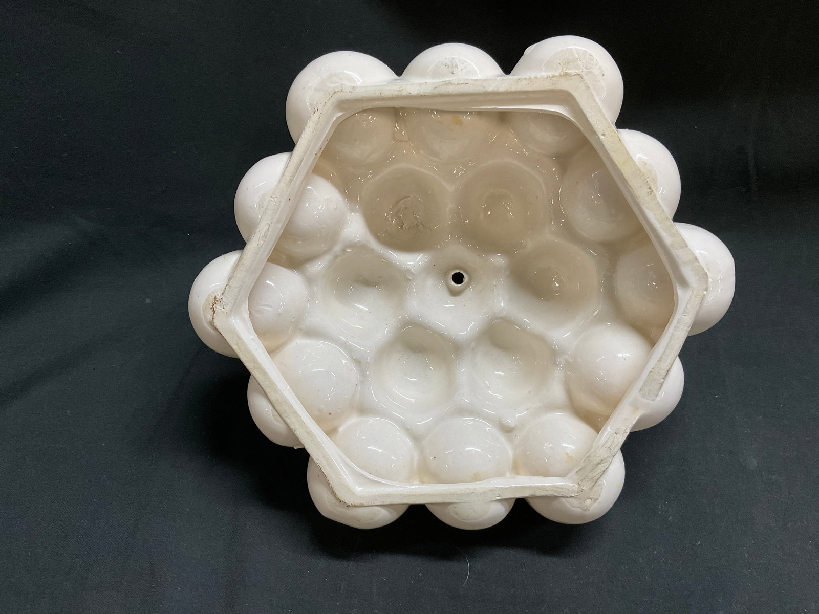 VTG Chick Ceramic Deviled Egg Platter - 6