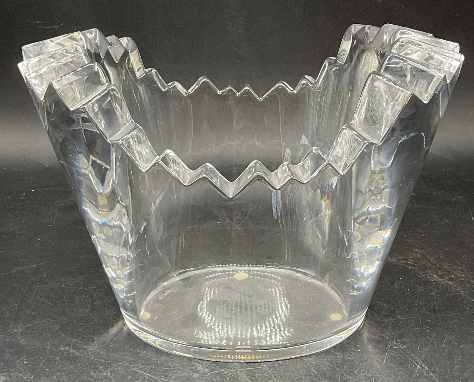 ORREFORS Zaza Crystal Bowl, Sweden (1 of 6)