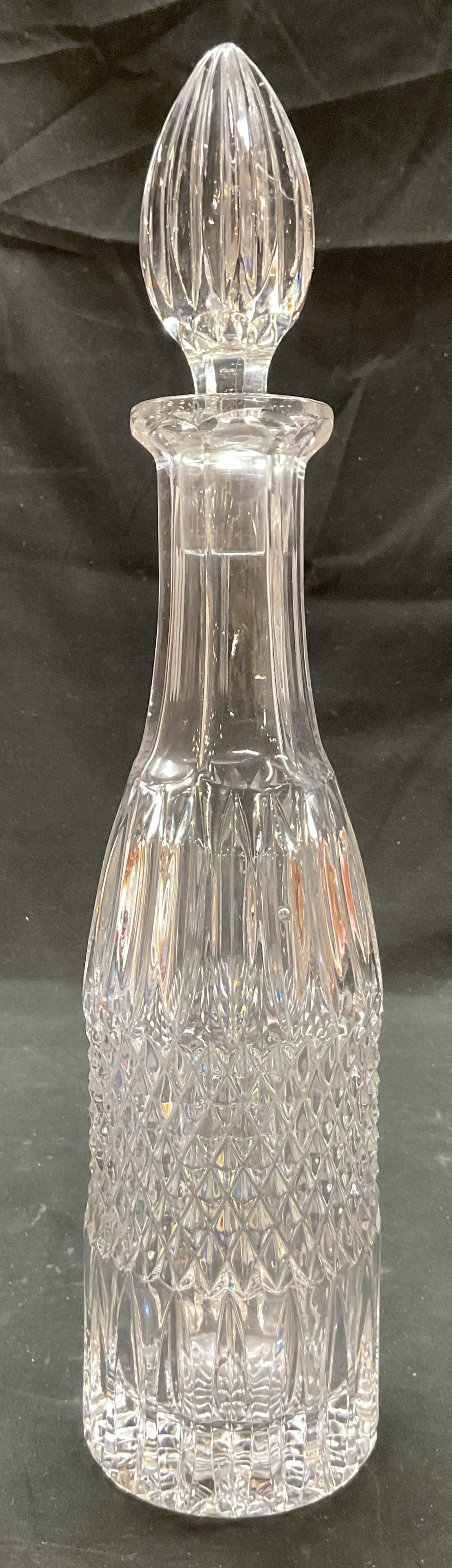 Vintage Cut Crystal Decanter W Stopper (1 of 10)