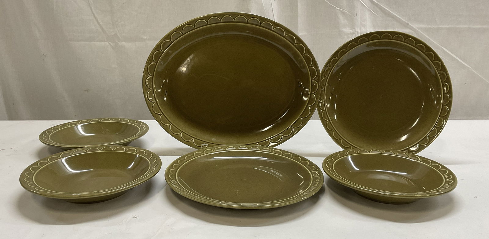 Set 6 MCM Sheffield Granada Platters+ (1 of 10)