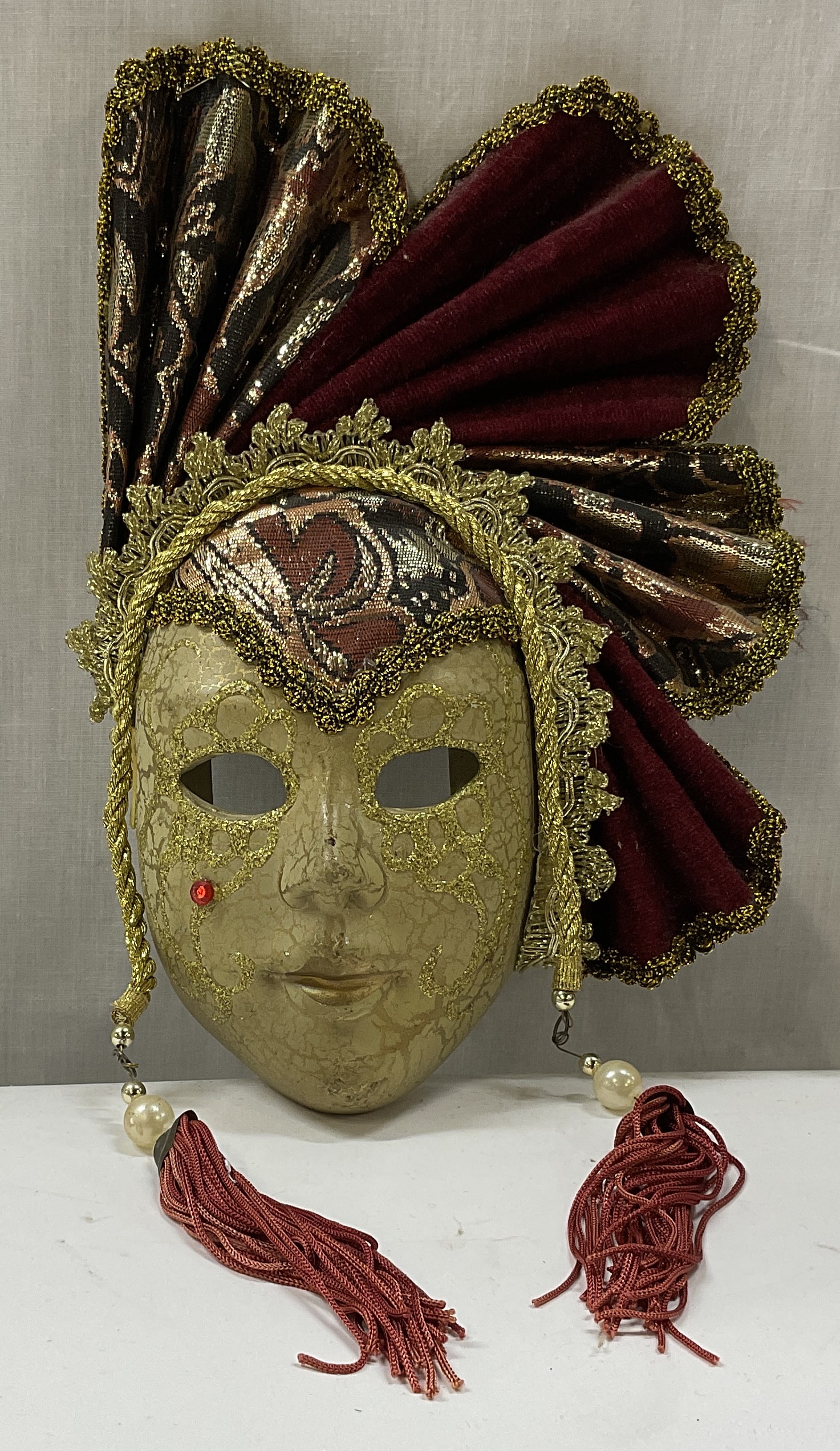 Venetian-Style Jester Masquerade Mask (1 of 9)