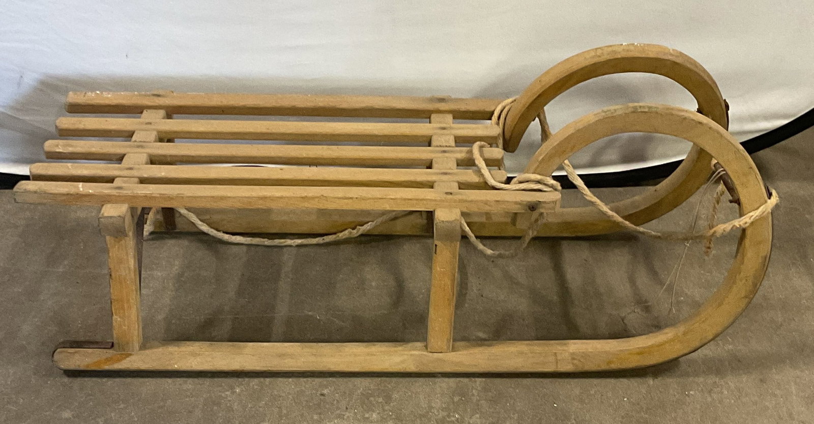 Vintage Wooden Childrens Sled (1 of 6)
