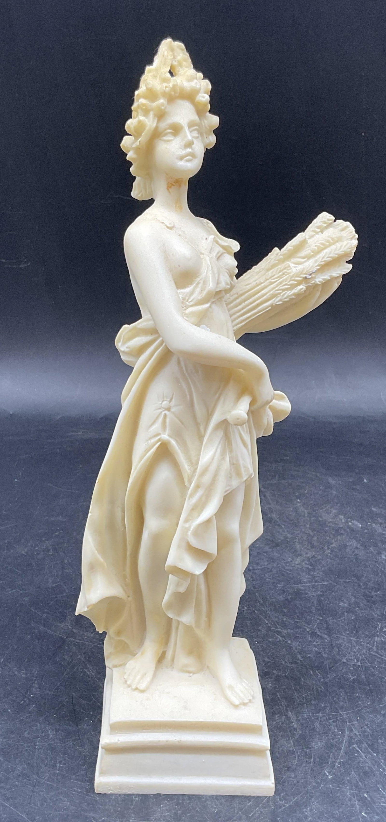 Alabaster Demeter Harvest Greek Goddess Statue (1 of 6)