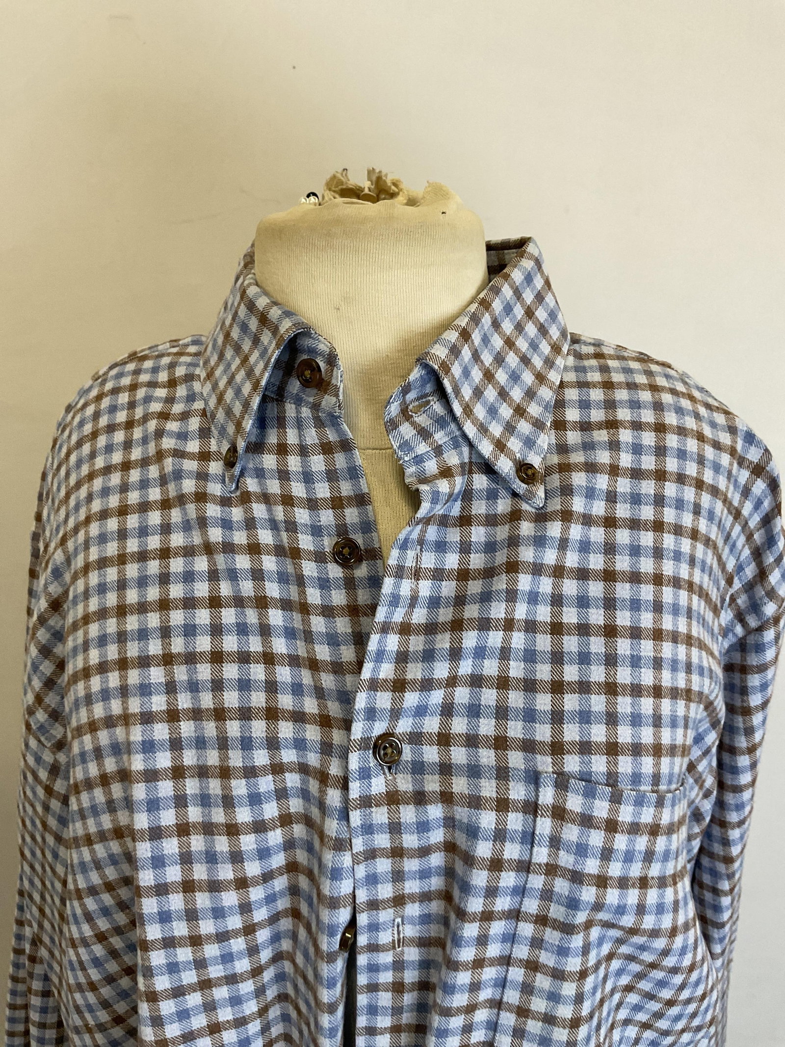 Orvis Blue Flannel Button Down - 4