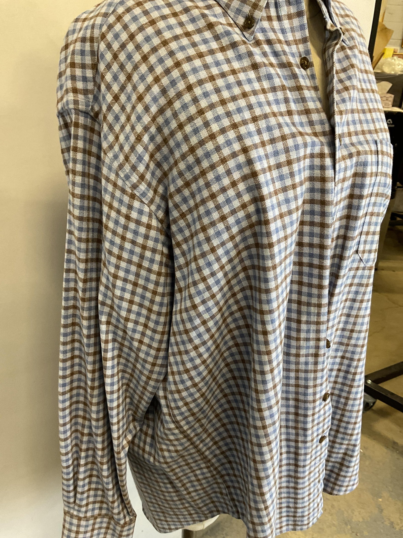 Orvis Blue Flannel Button Down - 6