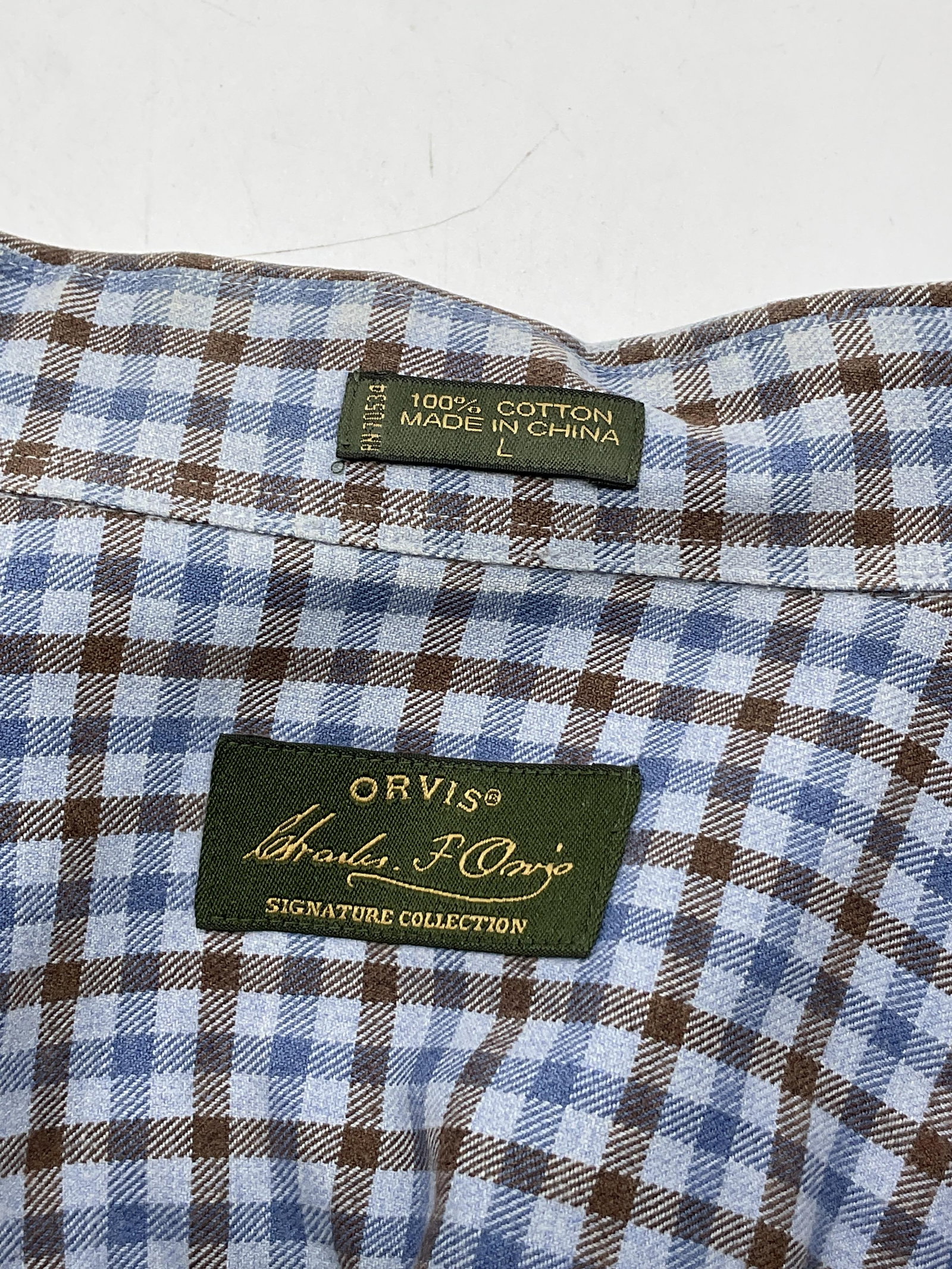Orvis Blue Flannel Button Down - 8