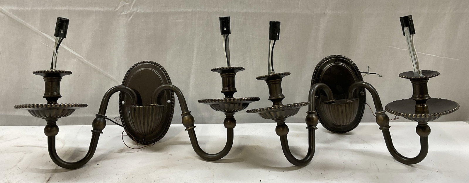 2 VTG Hinkley Lighting Double Armed Wall Sconces (1 of 8)