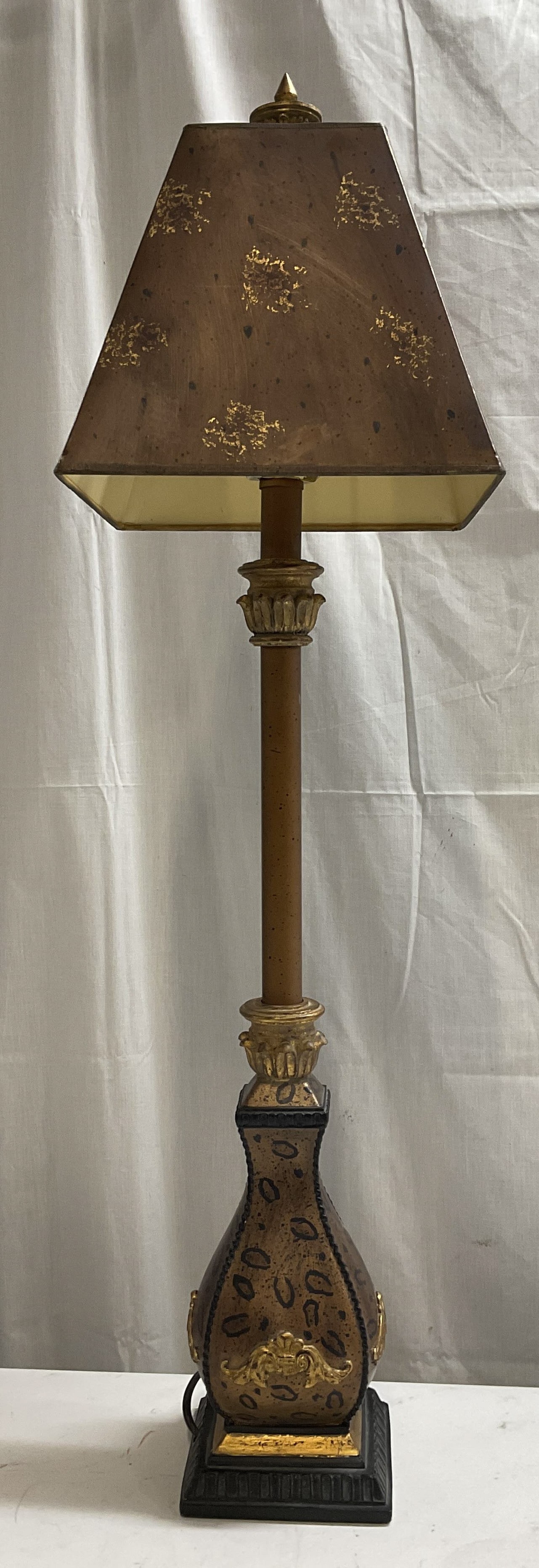 VTG Sterling Industries Leopard Print Table Lamp (1 of 9)