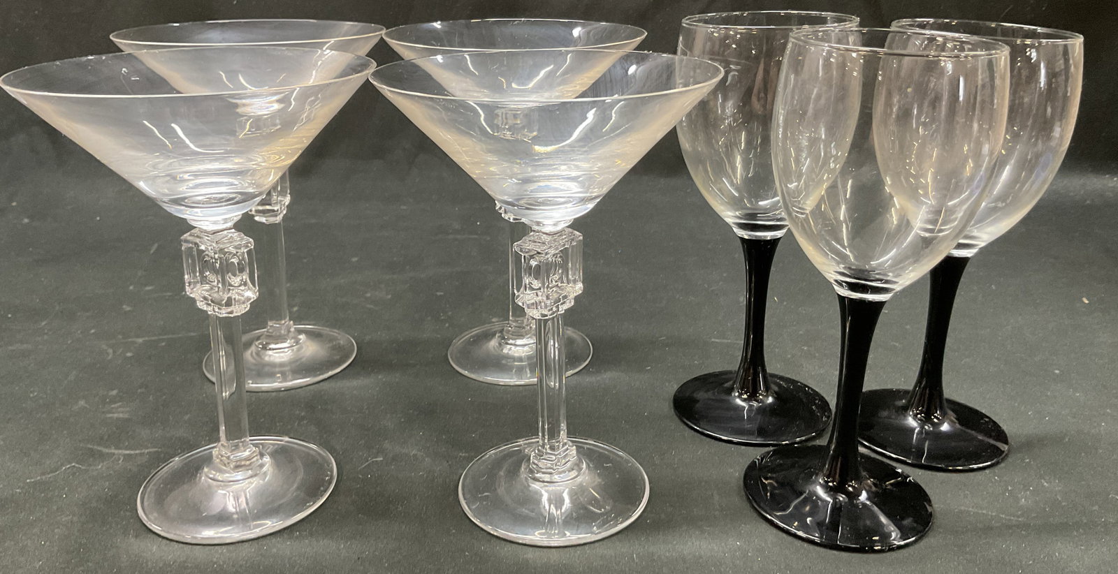 Lot 7 Vintage Crystal & Glass Stemware (1 of 12)