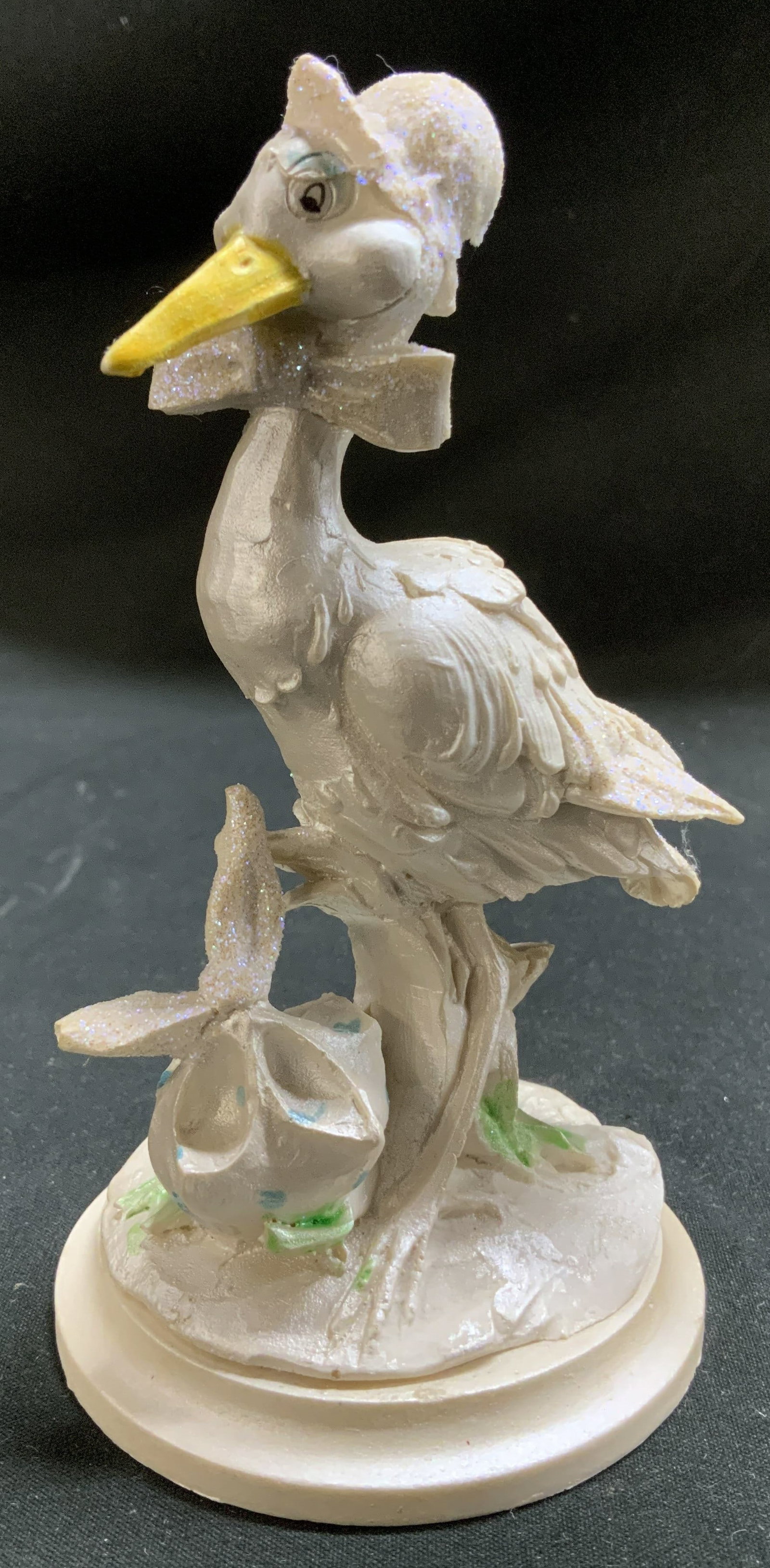 Vtg Linea Valentina Stork Figurine (1 of 6)