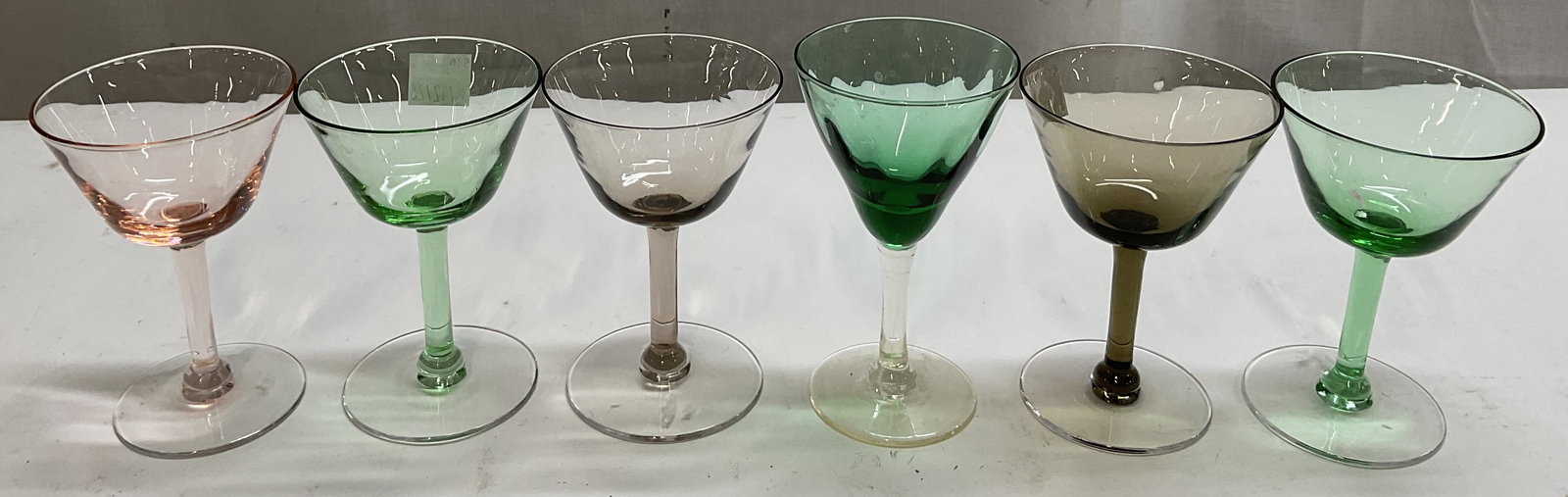 Lt 6 VTG Colorful Stemware (1 of 7)