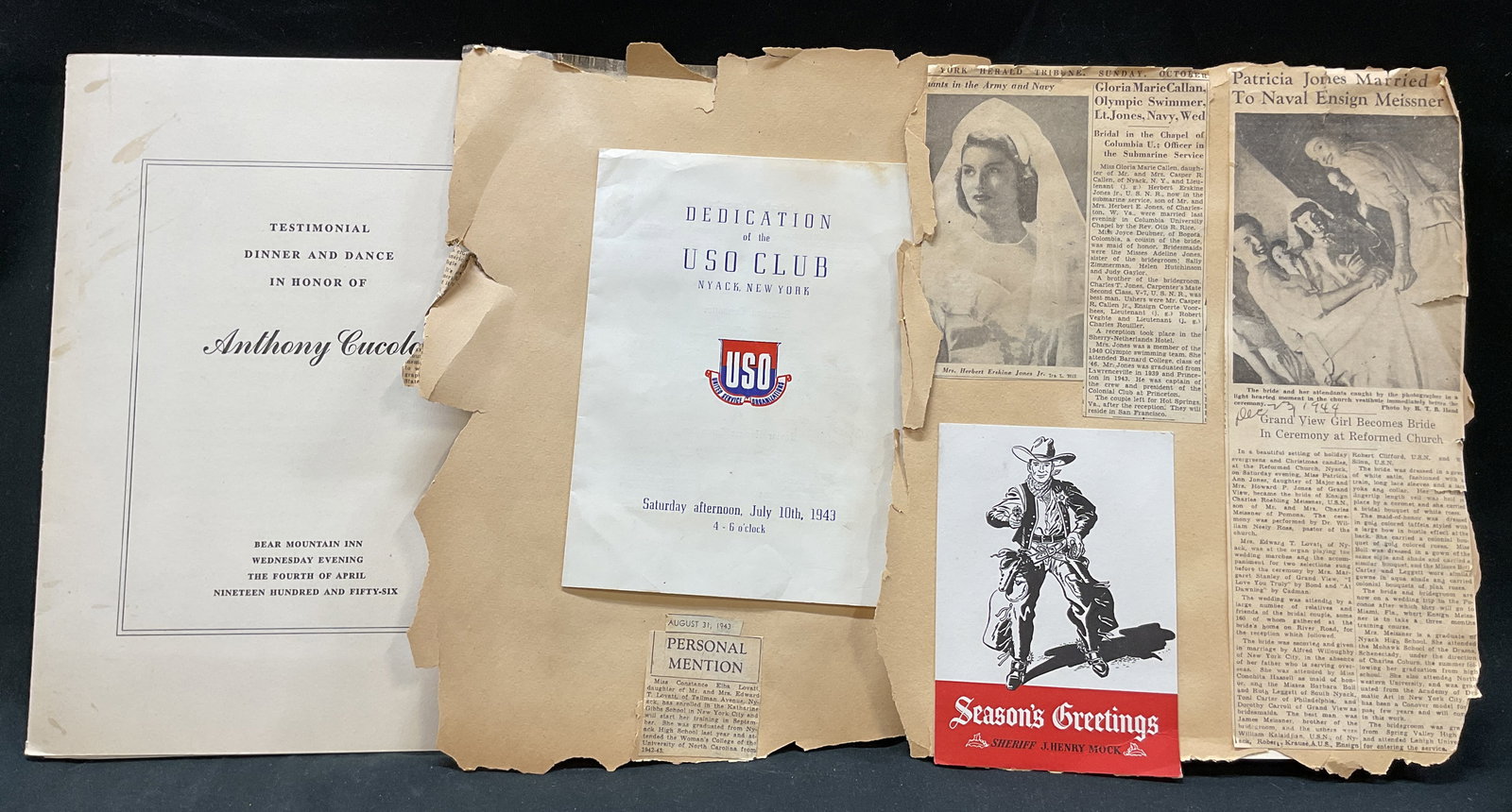 1940s-50s World War II Military Ephemera (1 of 9)