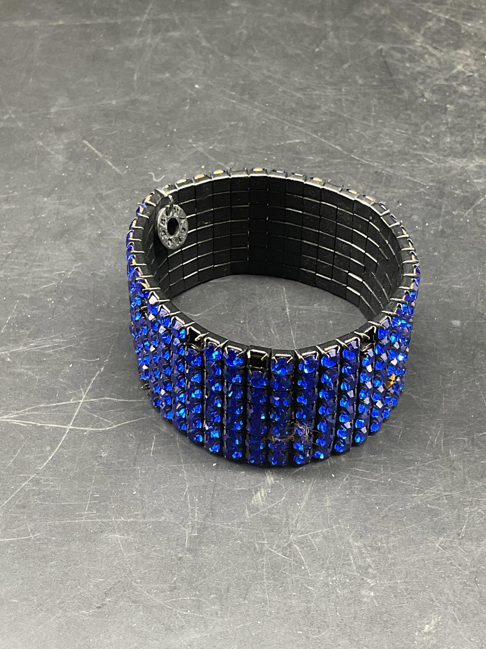 Mac Mode Blue Crystal Mesh Bracelet - 5