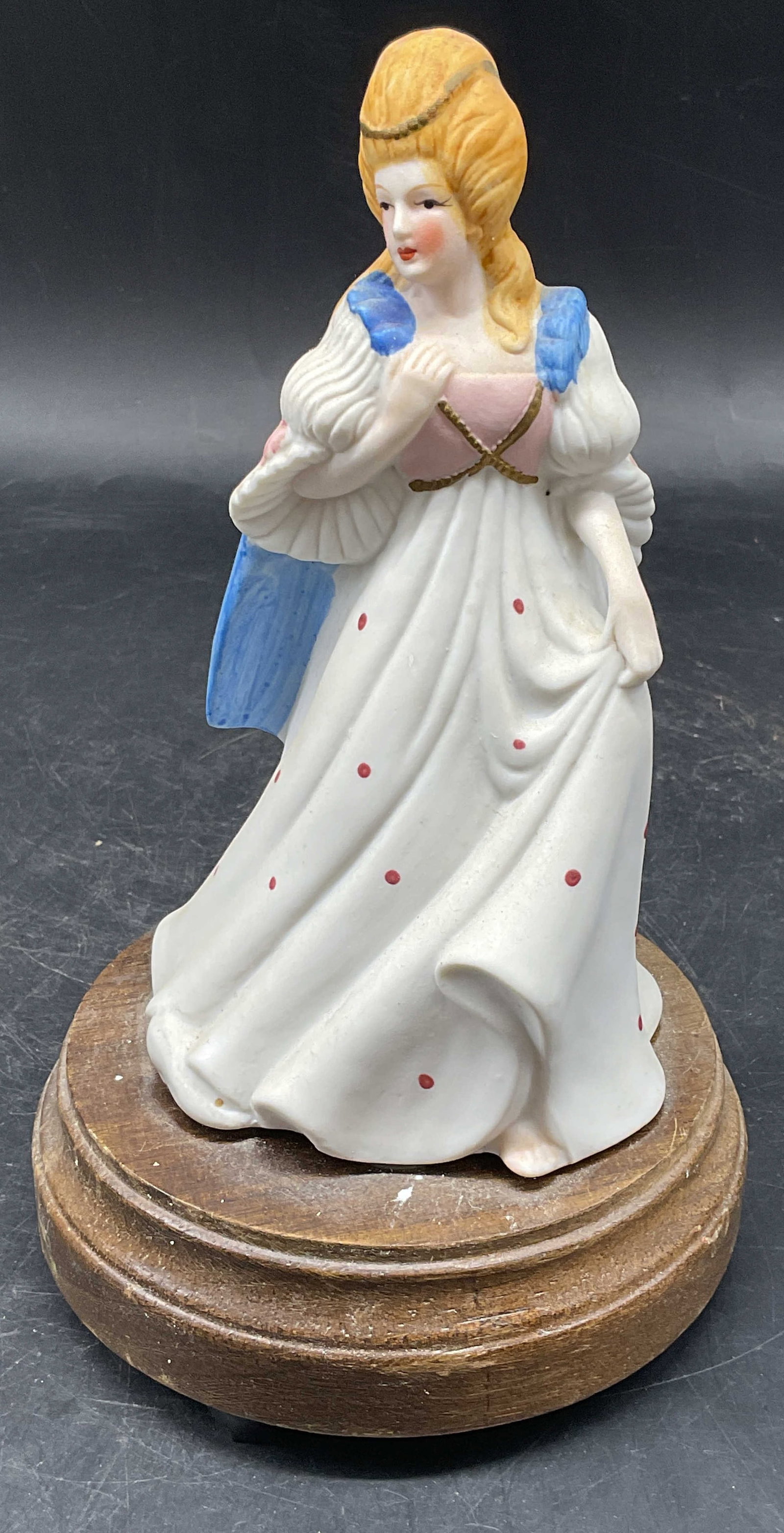 JSNY Porcelain Woman Figurine Music Box (1 of 6)