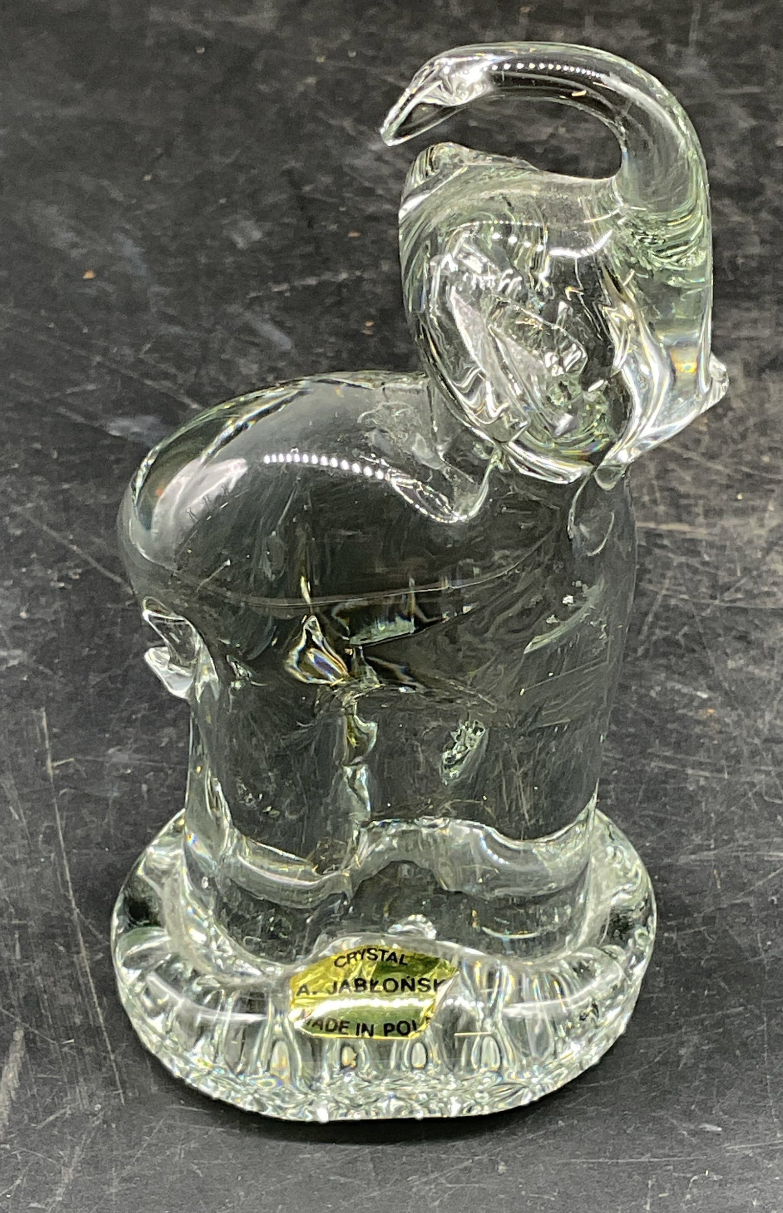 A Jablonski Crystal Elephant Figurine Poland (1 of 6)