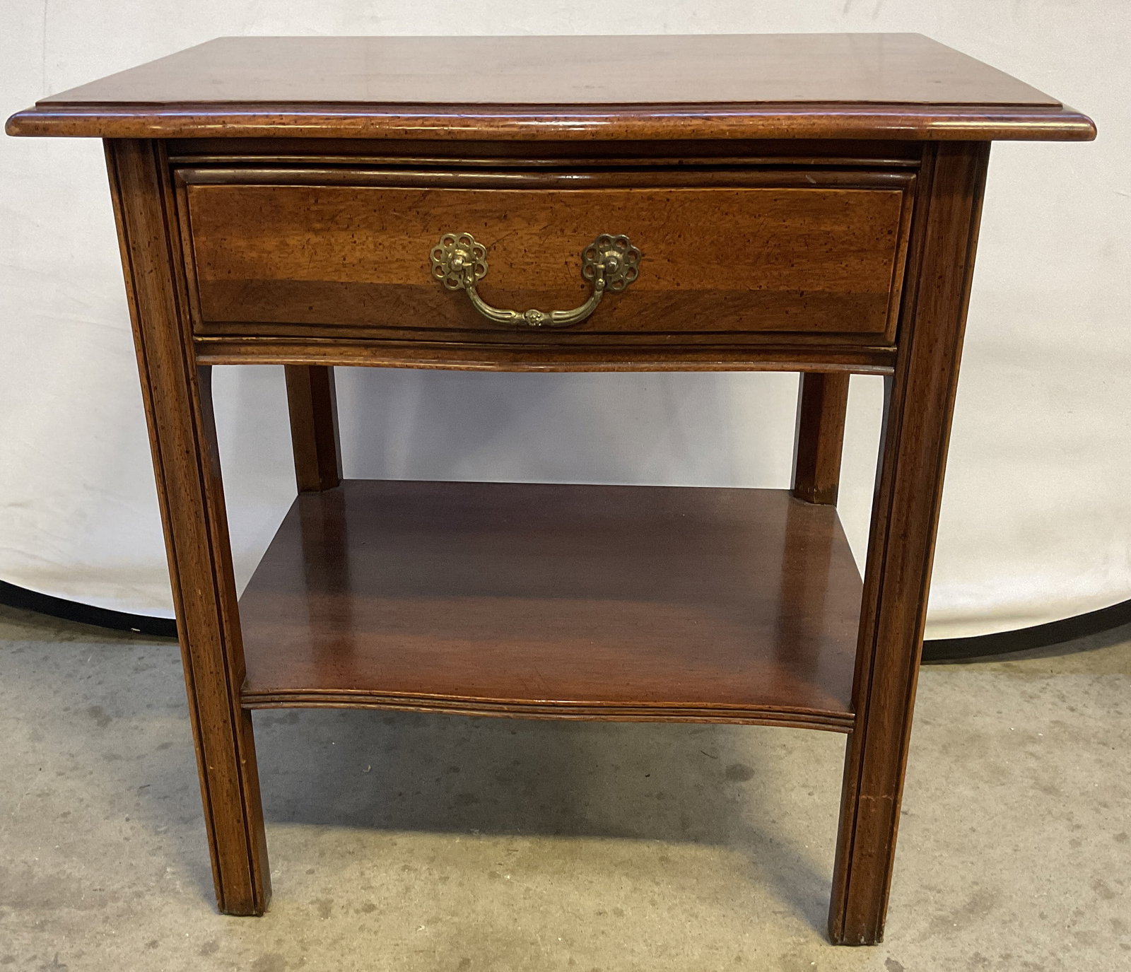 Davis Wood Side End Table with Drawer (1 of 6)