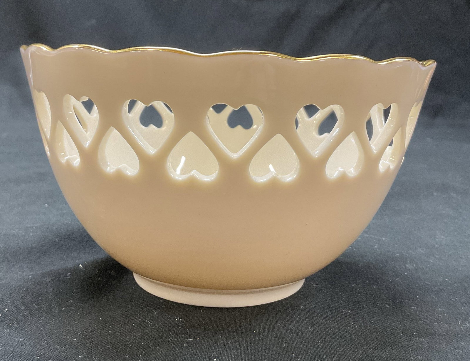 Lenox Porcelain Cut Out Heart Bowl USA (1 of 7)