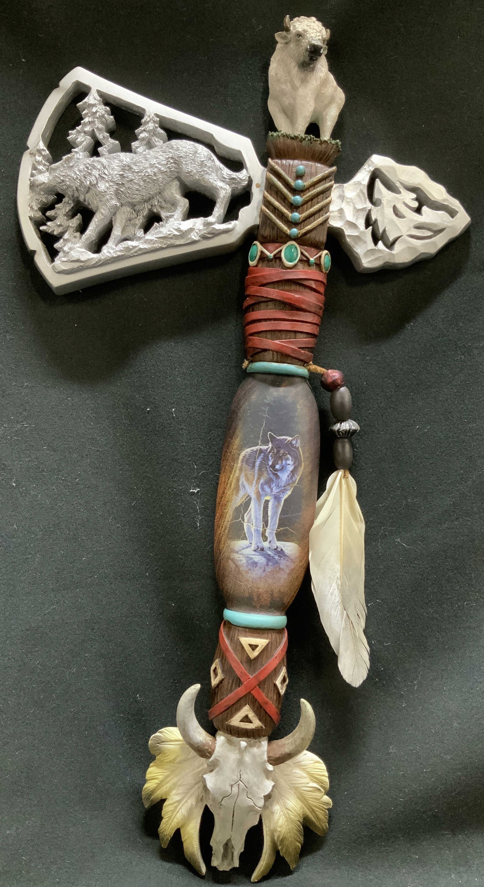 2008 Bradford Exchange Guardian of Forest Tomahawk (1 of 6)