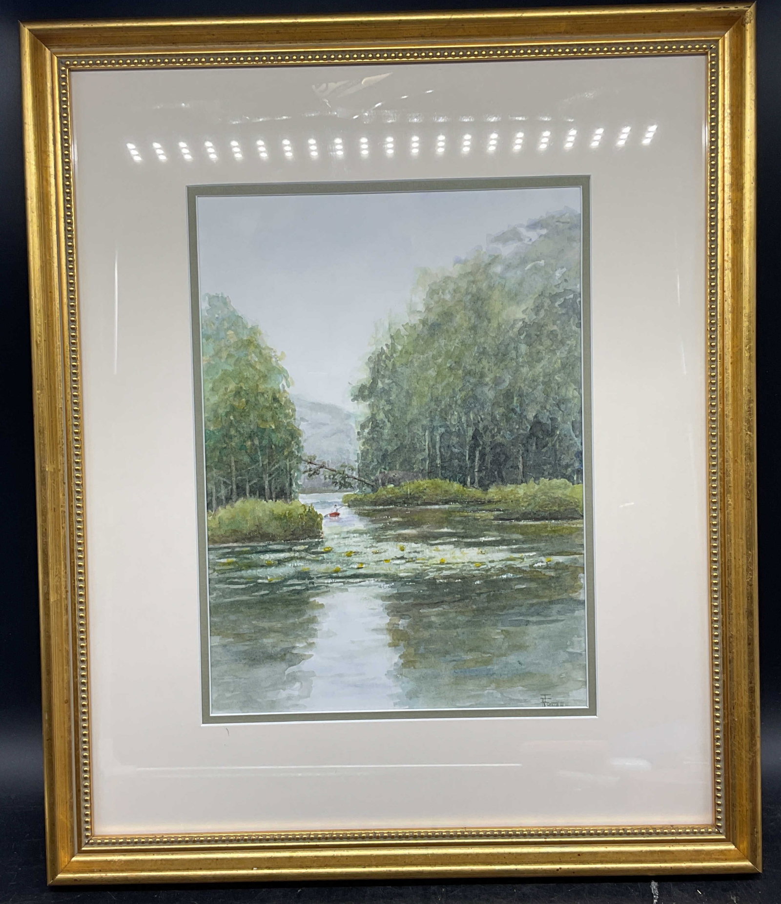 Sgn Joe Forjan Landscape Watercolor Painting (1 of 6)