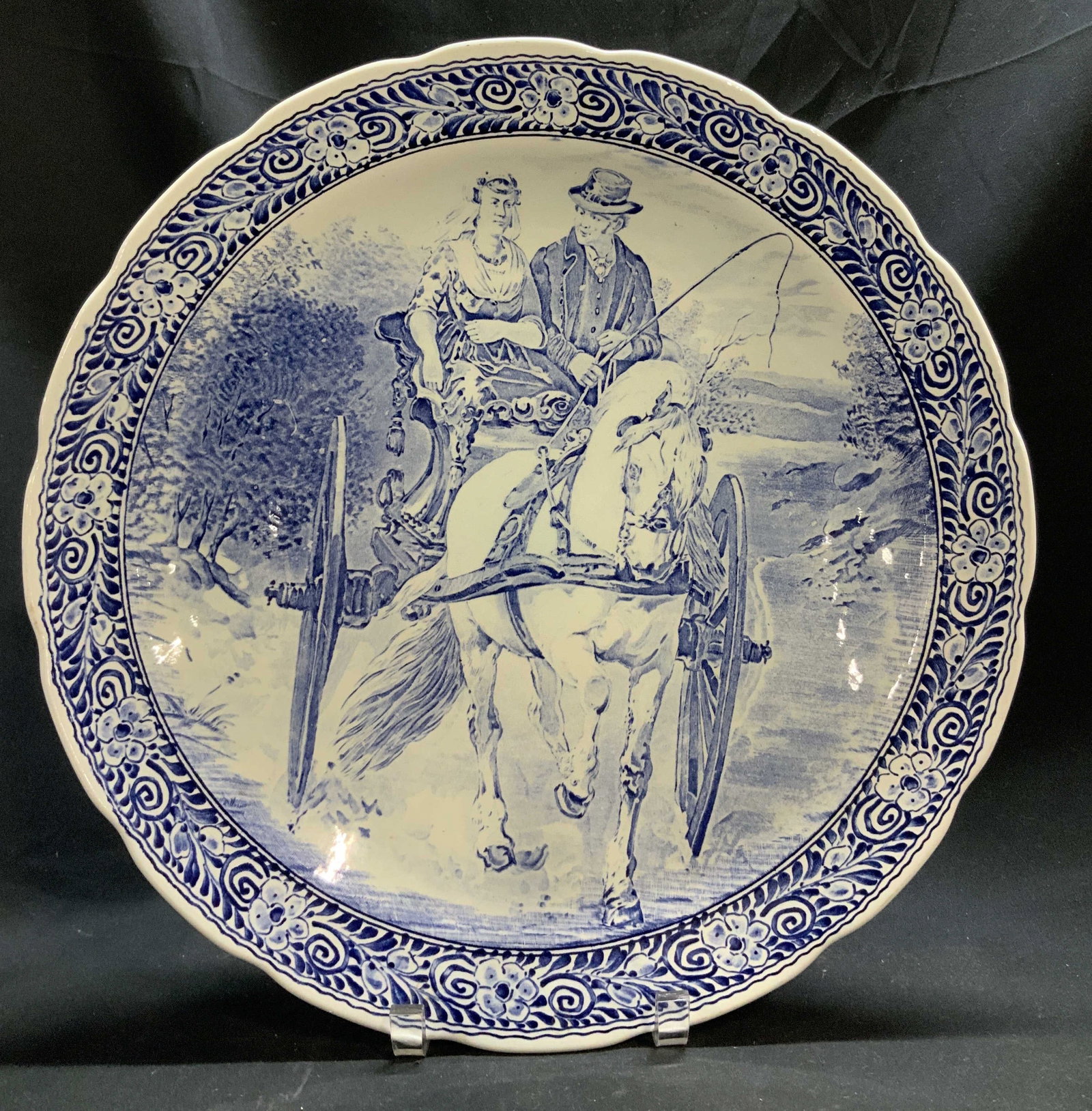 Vtg Boch for Royal Sphinx Delfts Wall Charger (1 of 6)