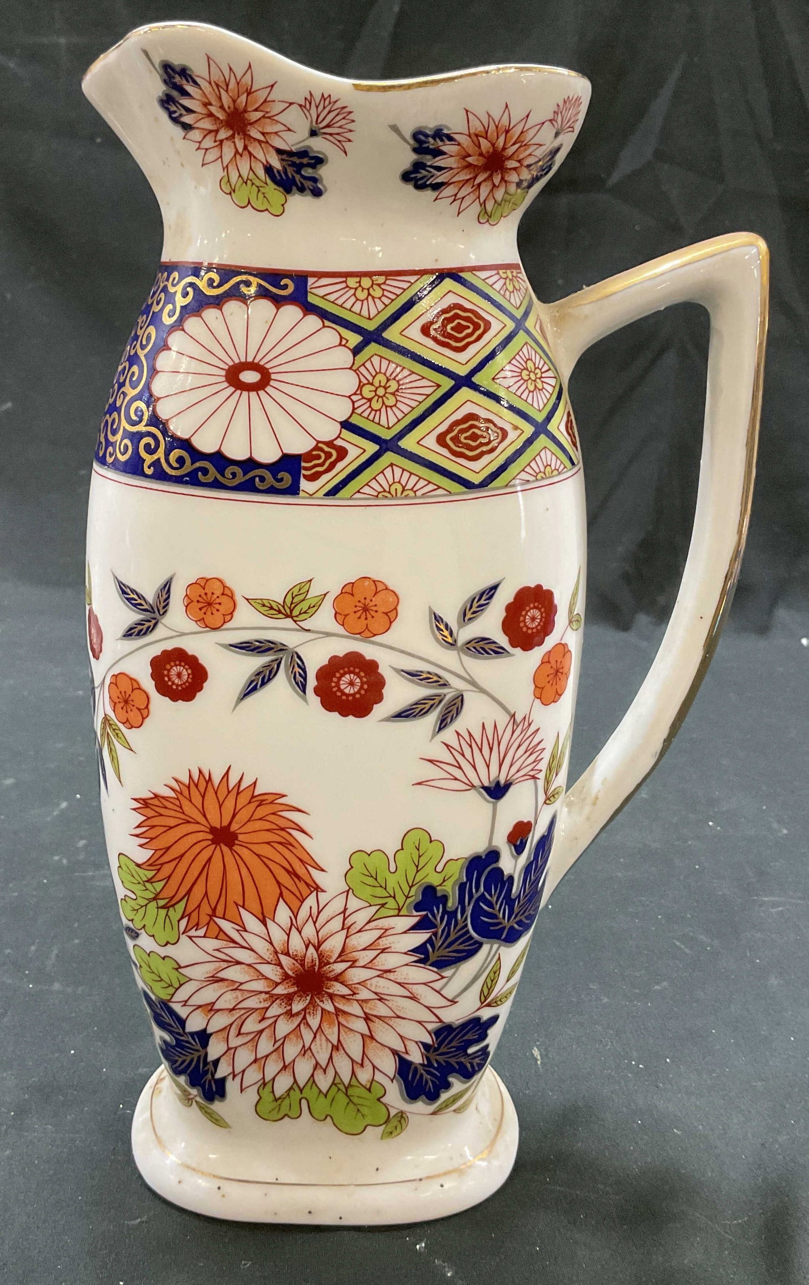 Vintage Japanese Imari Style Porcelain Pitcher (1 of 9)