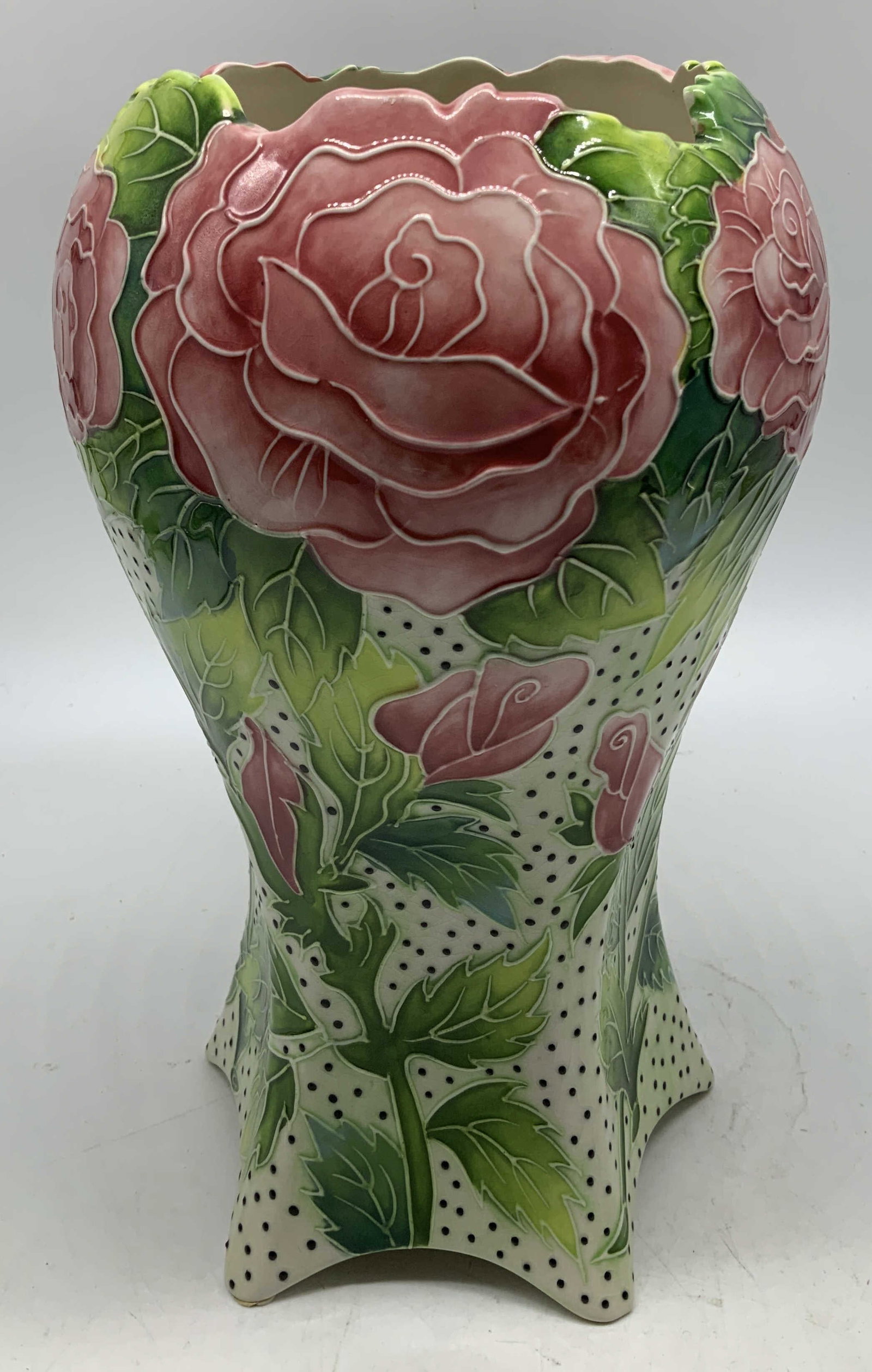 2004 Blue Sky J.McCall Floral Ceramic Vase (1 of 6)
