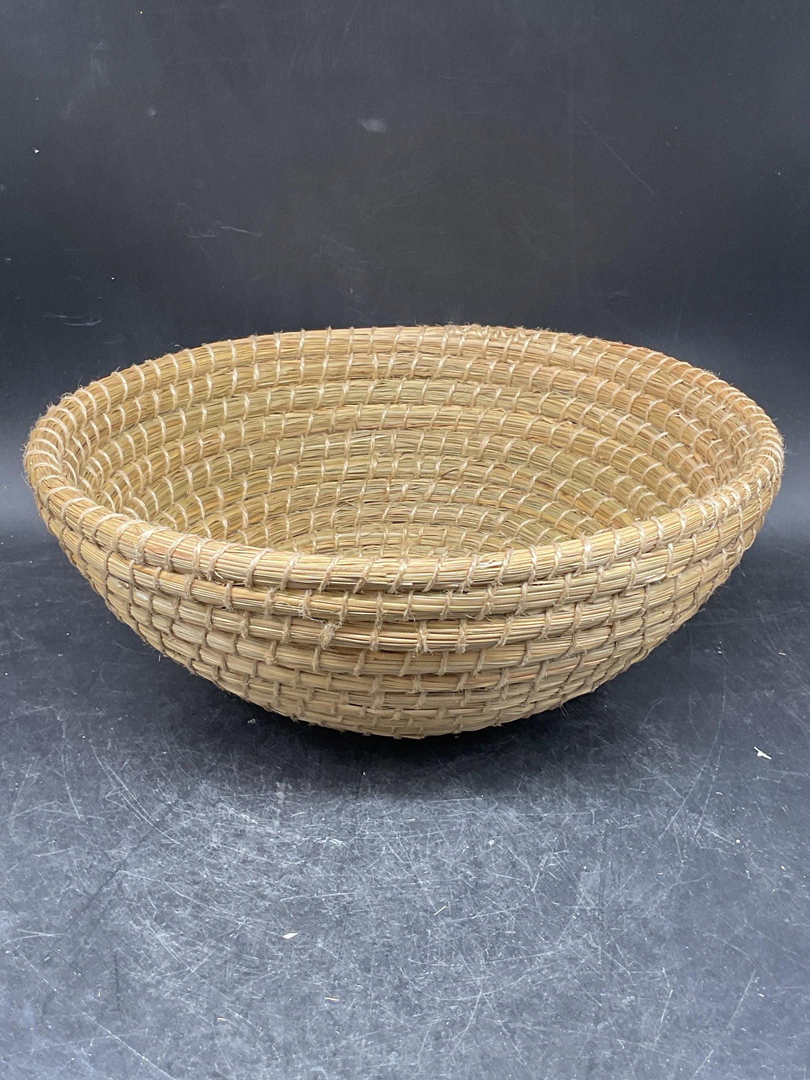 Set 3 Woven coiled Grass Baskets - 3