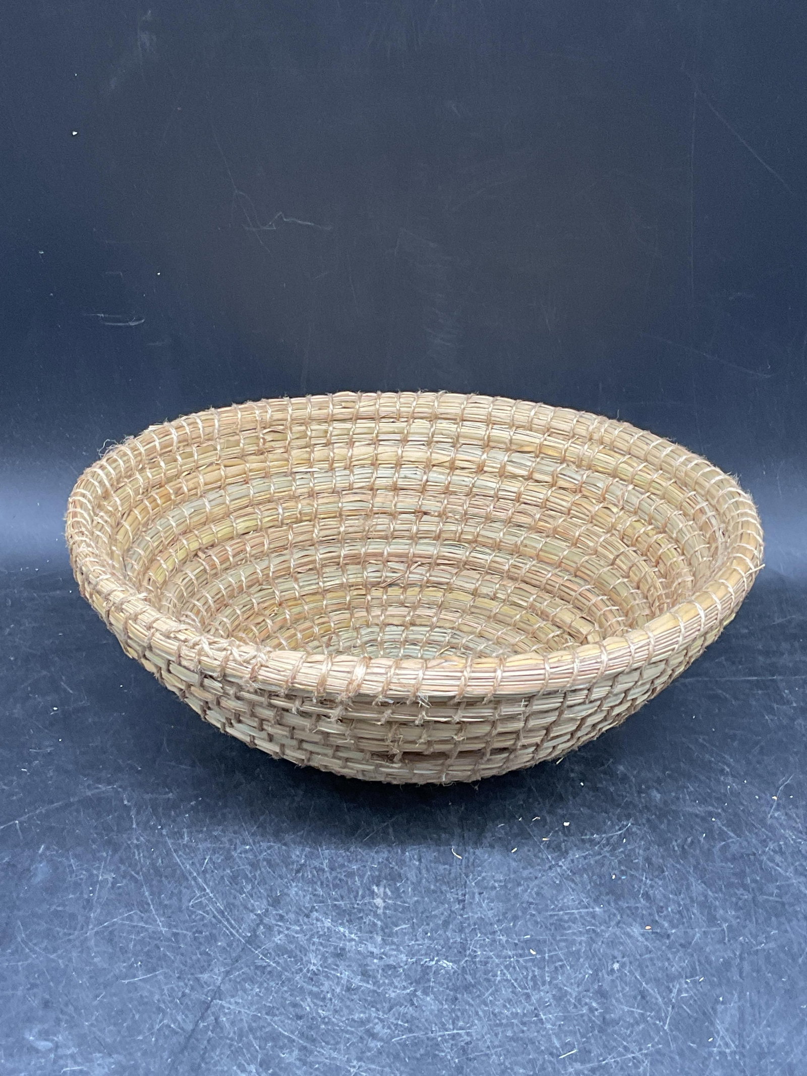 Set 3 Woven coiled Grass Baskets - 5