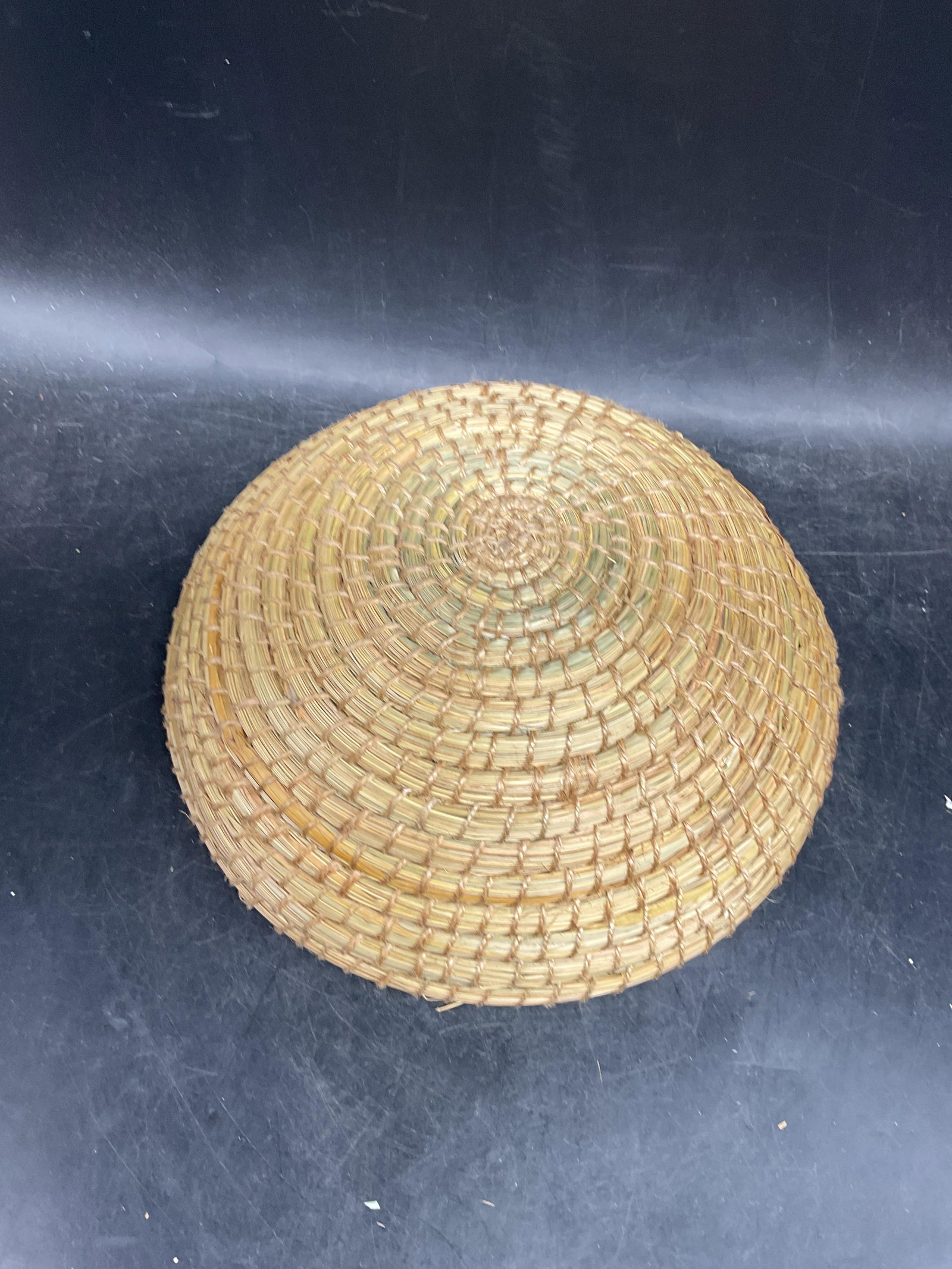 Set 3 Woven coiled Grass Baskets - 6