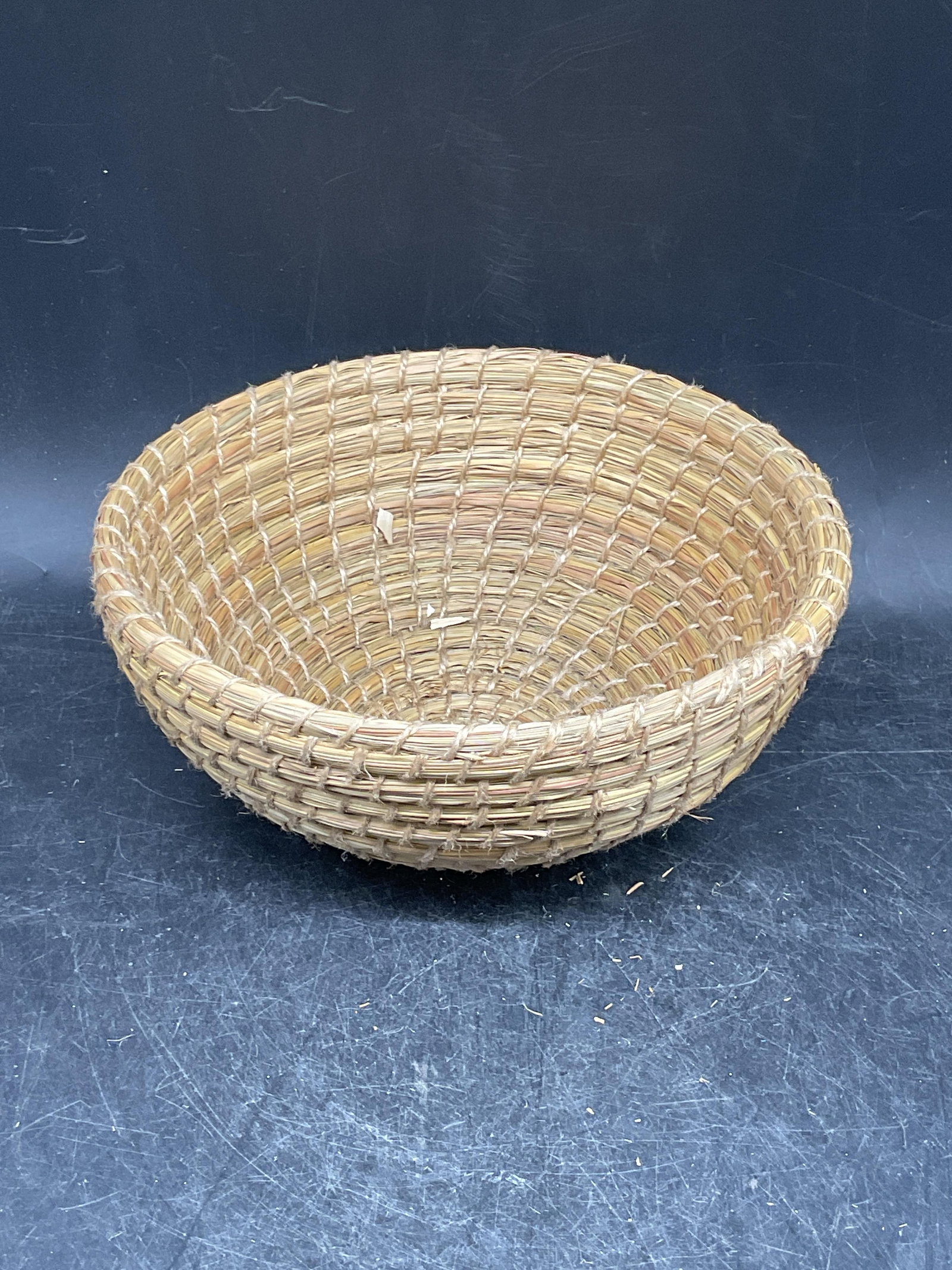 Set 3 Woven coiled Grass Baskets - 7